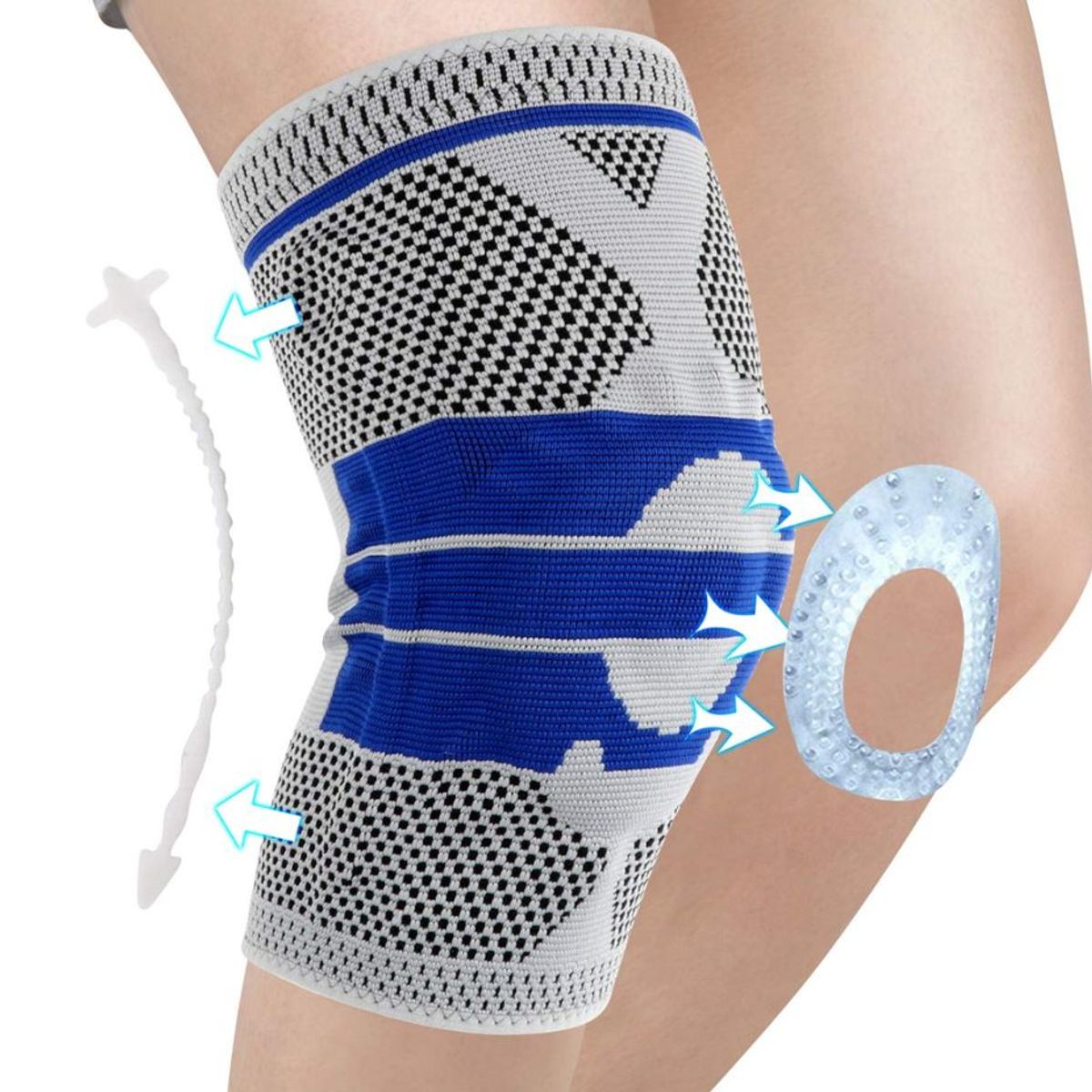 XTREME SPORT - Rodillera Articulada Ortopédica con varillas - Talla M