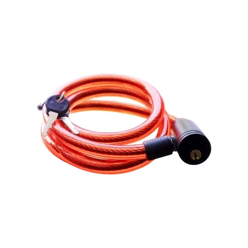 RIZOMA - Cadena Seguridad para Moto y Bicicleta de PVC x 1.2 M Rojo