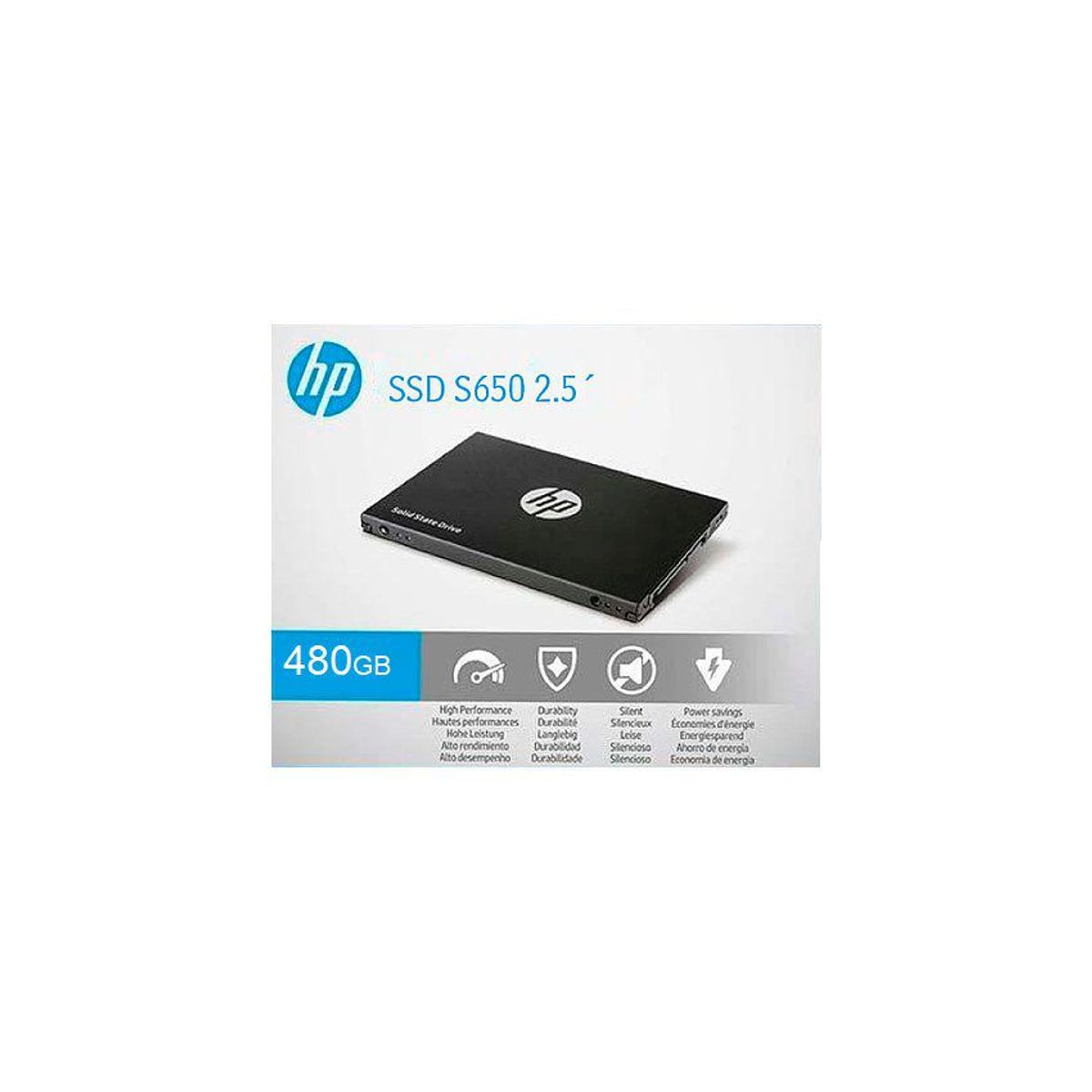 HP - Unidad en estado solido hp ssd s650 2.5 480gb sata iii 6gb