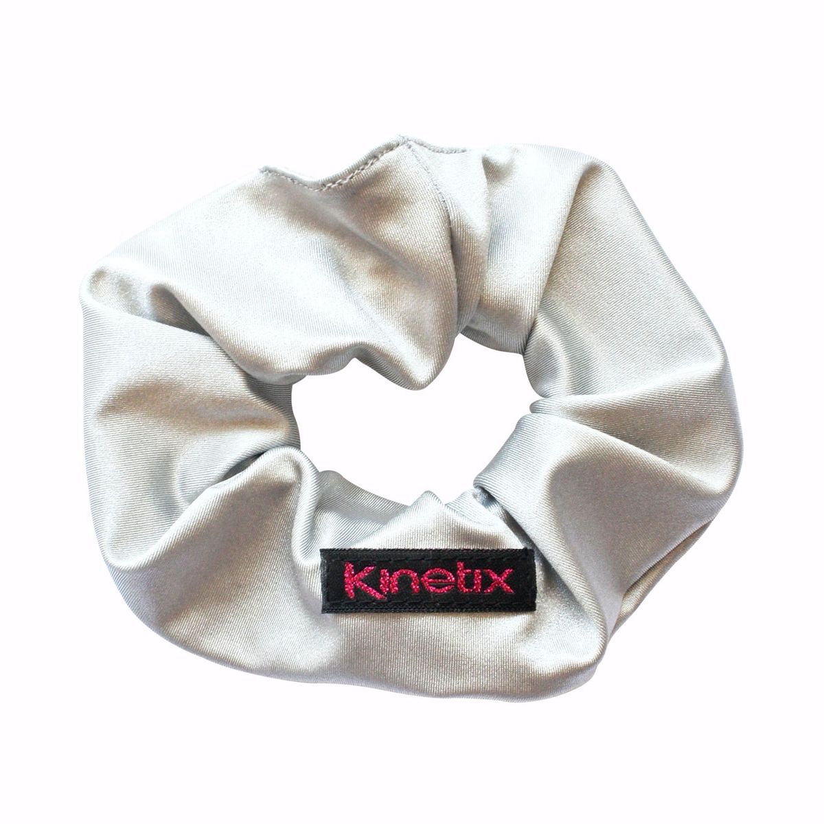 KINETIX - Scrunchie Collete Kinetix Lycra Plata Accesorio Mujer