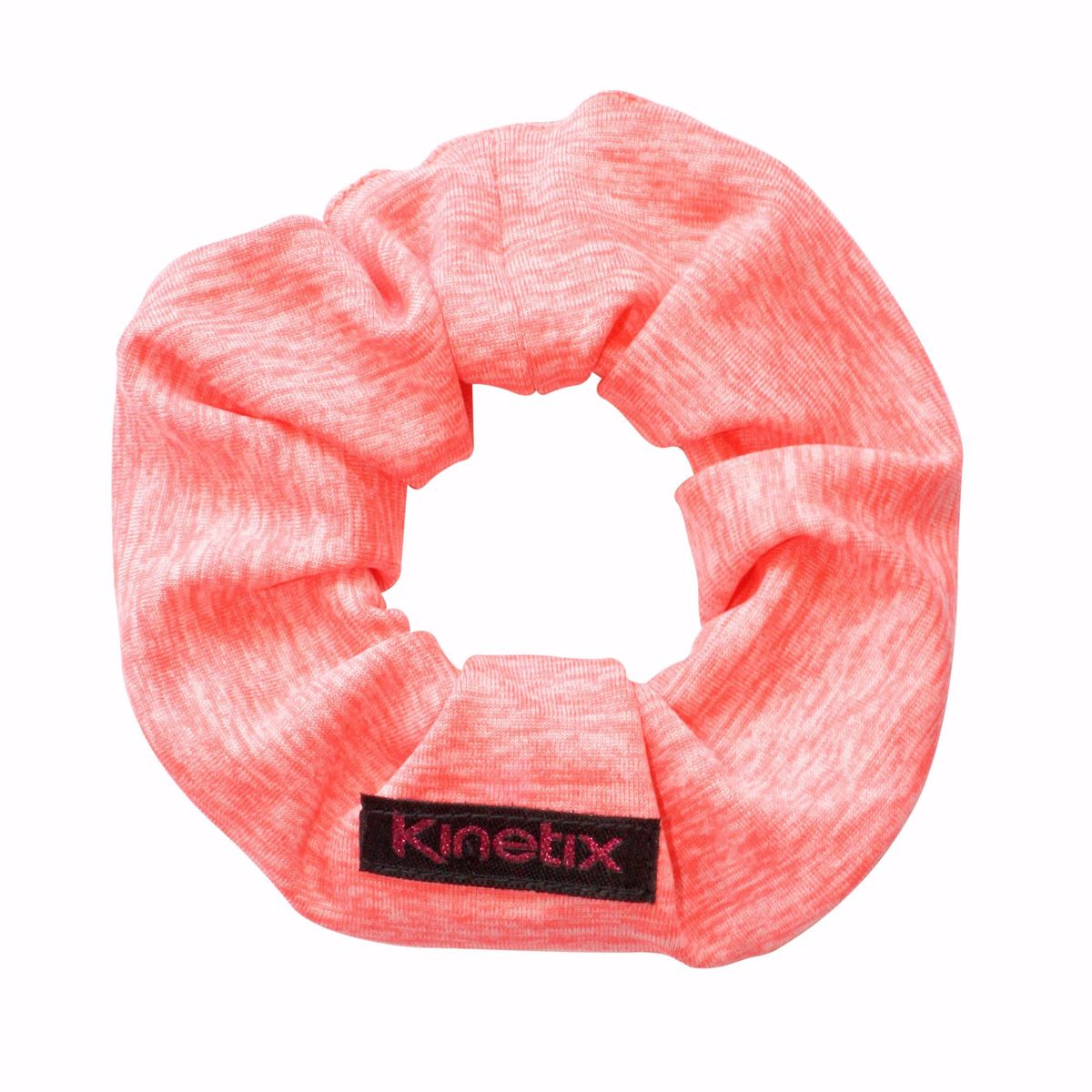 KINETIX - Scrunchie Collete Kinetix Supplex Coral Jaspeado Accesorio Mujer