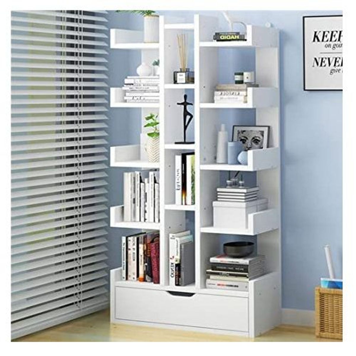 GENERICO - LIBRERO LIAM - LA CASA DEL MUEBLERO - BLANCO