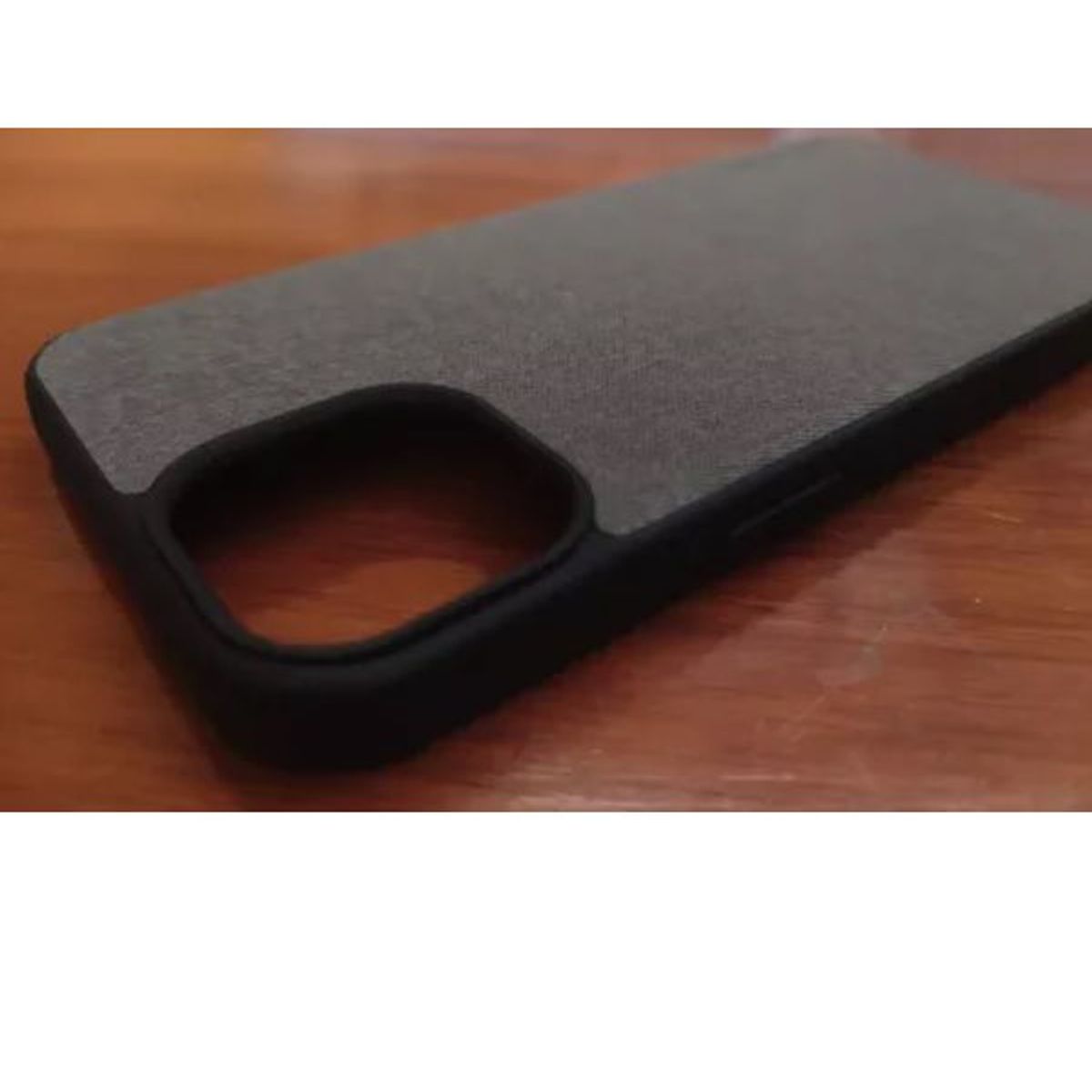 GENERICO - CASE FUNDA PARA IPHONE 13 - GRIS GRANO DE TELA