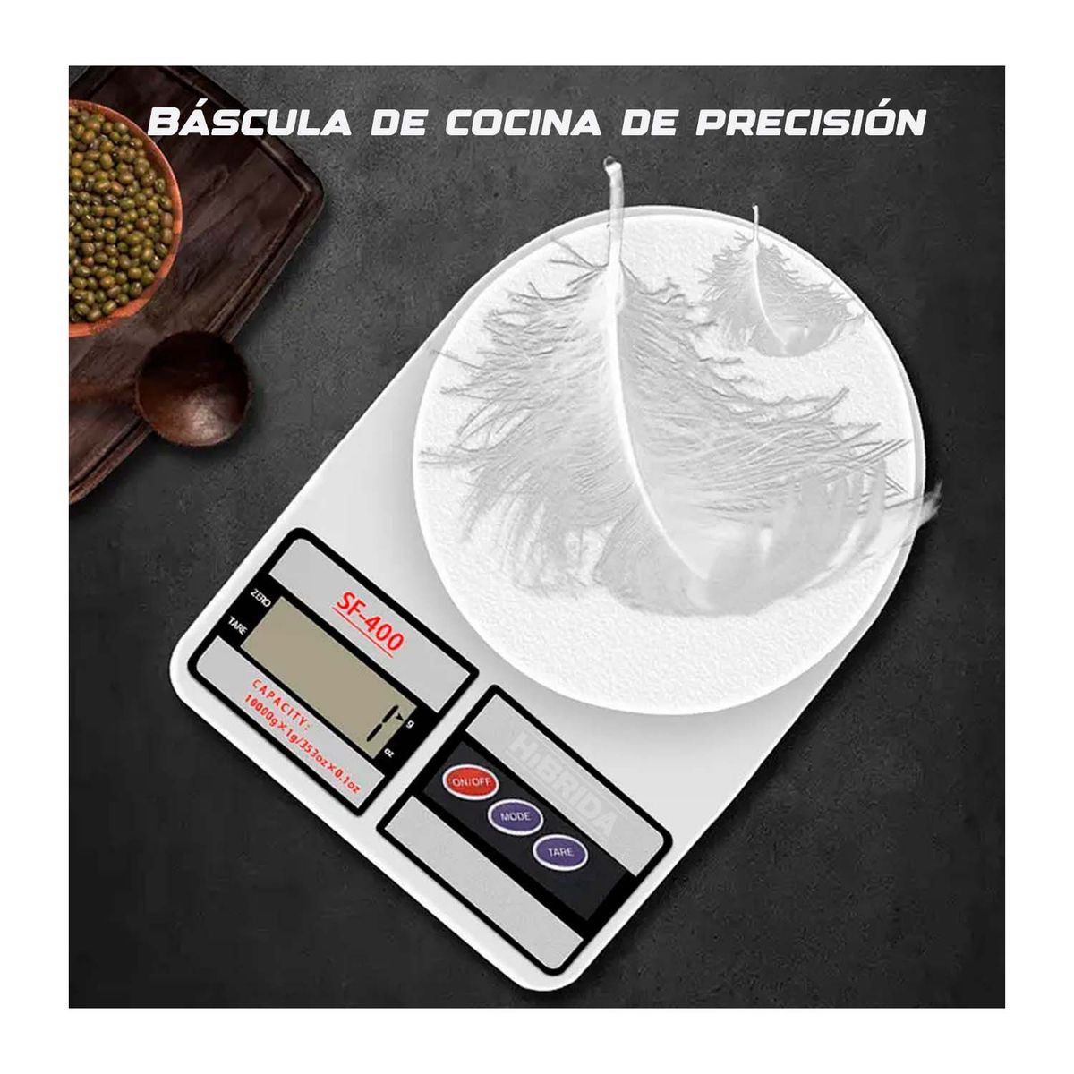 CUBULL - BALANZA GRAMERA DIGITAL 10kG