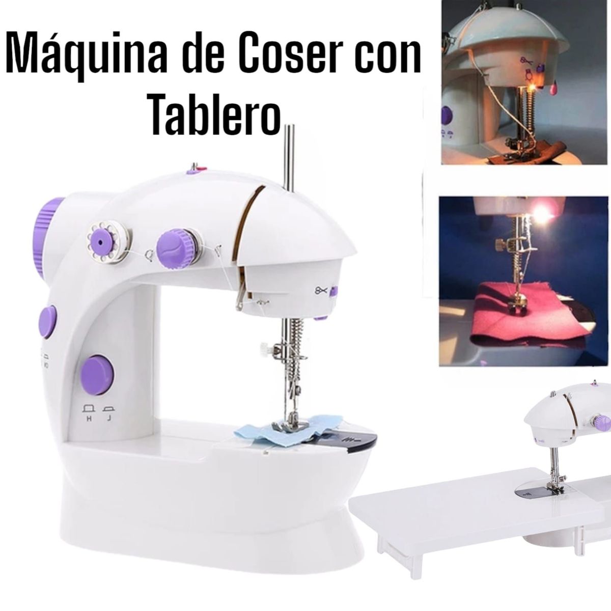 OEM - Máquina de Coser Portátil con Pedal Dual Facil de Usar