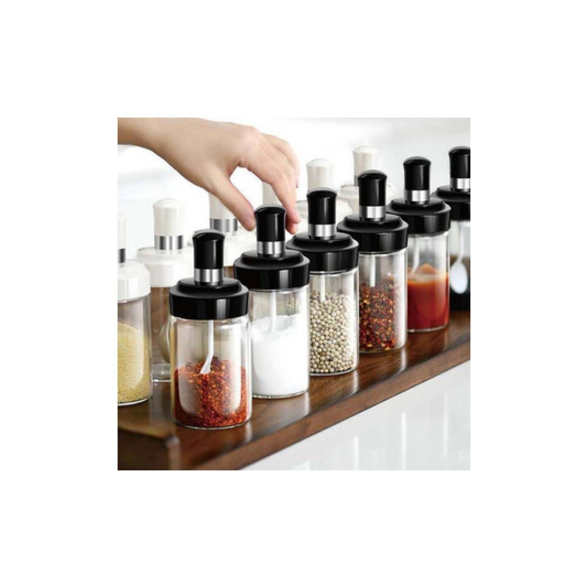 GENERICO - Set x 5 Condimenteros Especieros de Cucharita