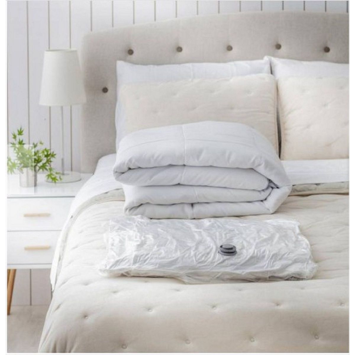 GENERICO - BOLSAS VACIO PARA ROPA ALMACENAMIENTO AHORRA ESPACIO 50x60