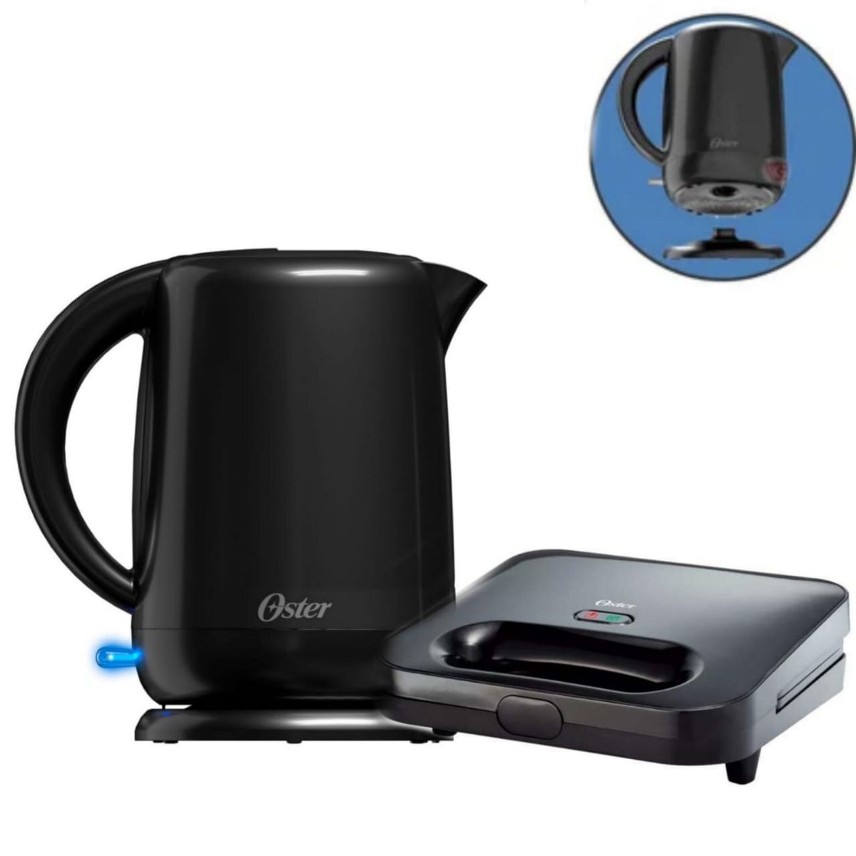 OSTER - Hervidor BVSTKT3101 17lt  Sandwichera CKSTSM2885