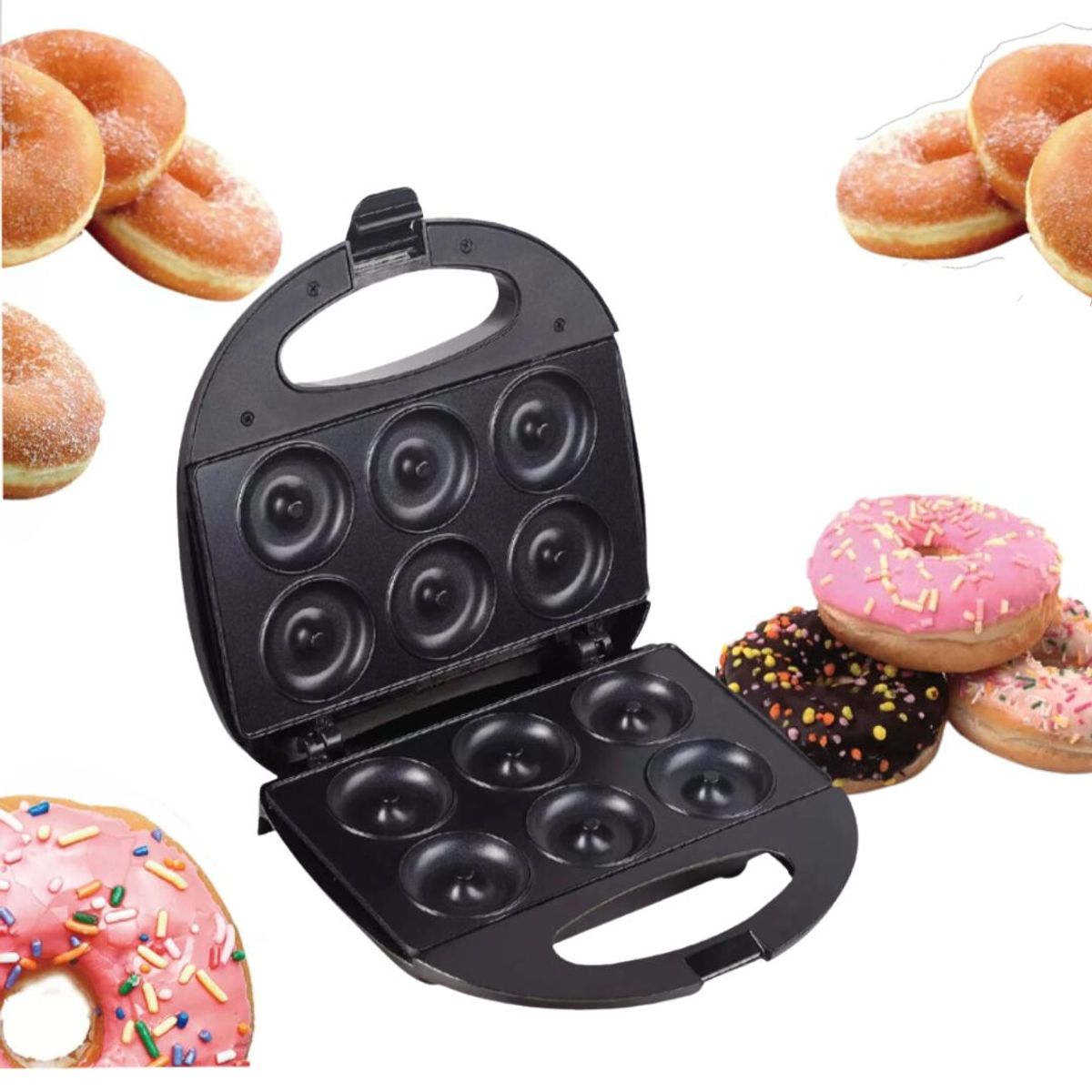 OEM - Maquina Horno para Hacer Rosquillas Mini Donas hasta 6 a la Vez