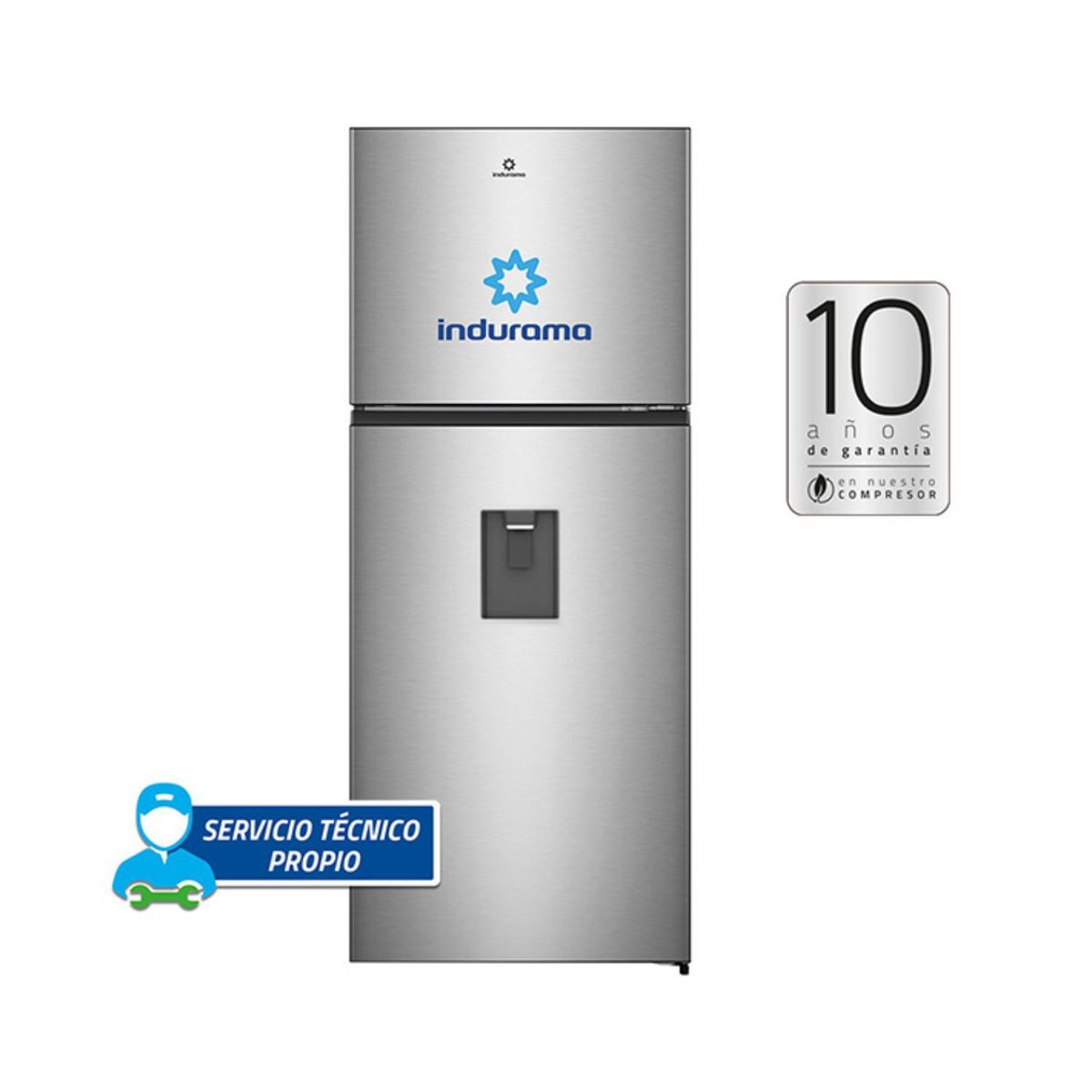 INDURAMA - Refrigerador Indurama 379 Litros con Dispensador RI-469D