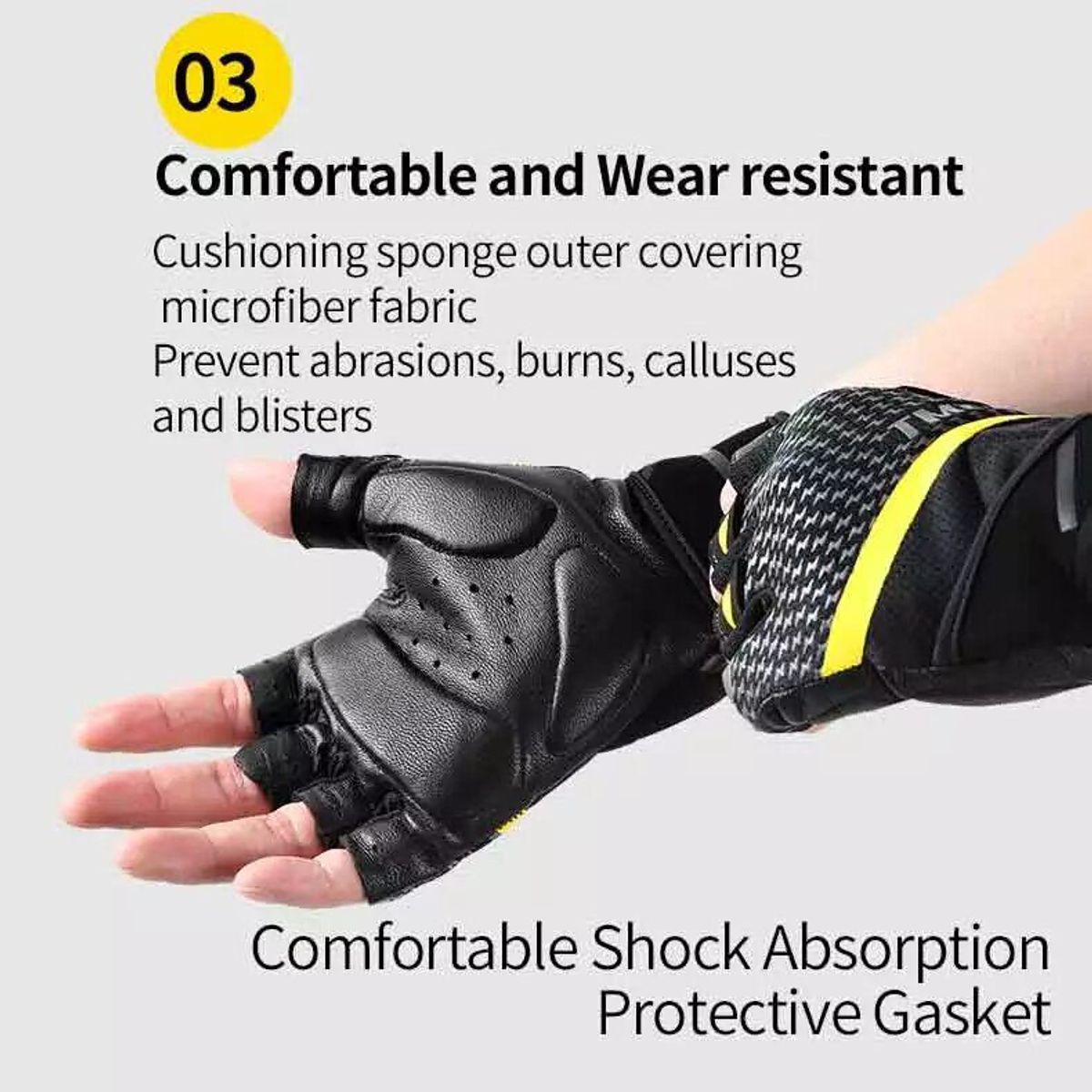 TMT - Guantes profesionales de cuero para gimnasio talla XL