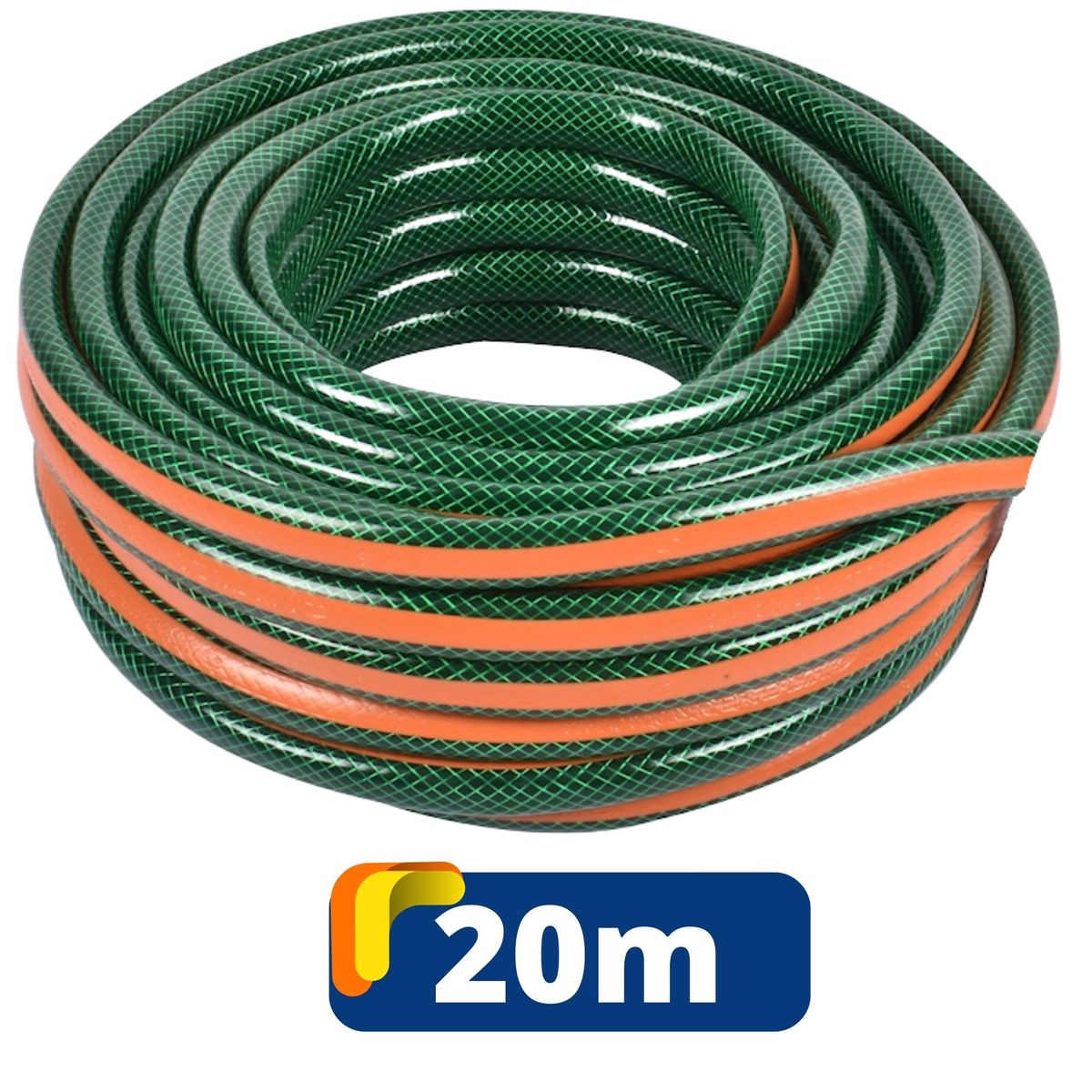 TRUPER - Manguera de riego 3/4" 3 capas en rollo de 20 m, Truper