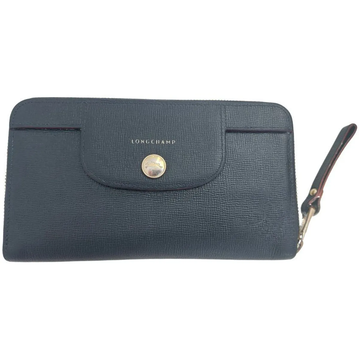 LONGCHAMP - Billetera Mujer Longchamp Negro