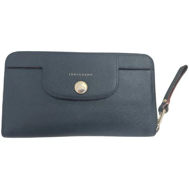 LONGCHAMP - Billetera Mujer Longchamp Negro