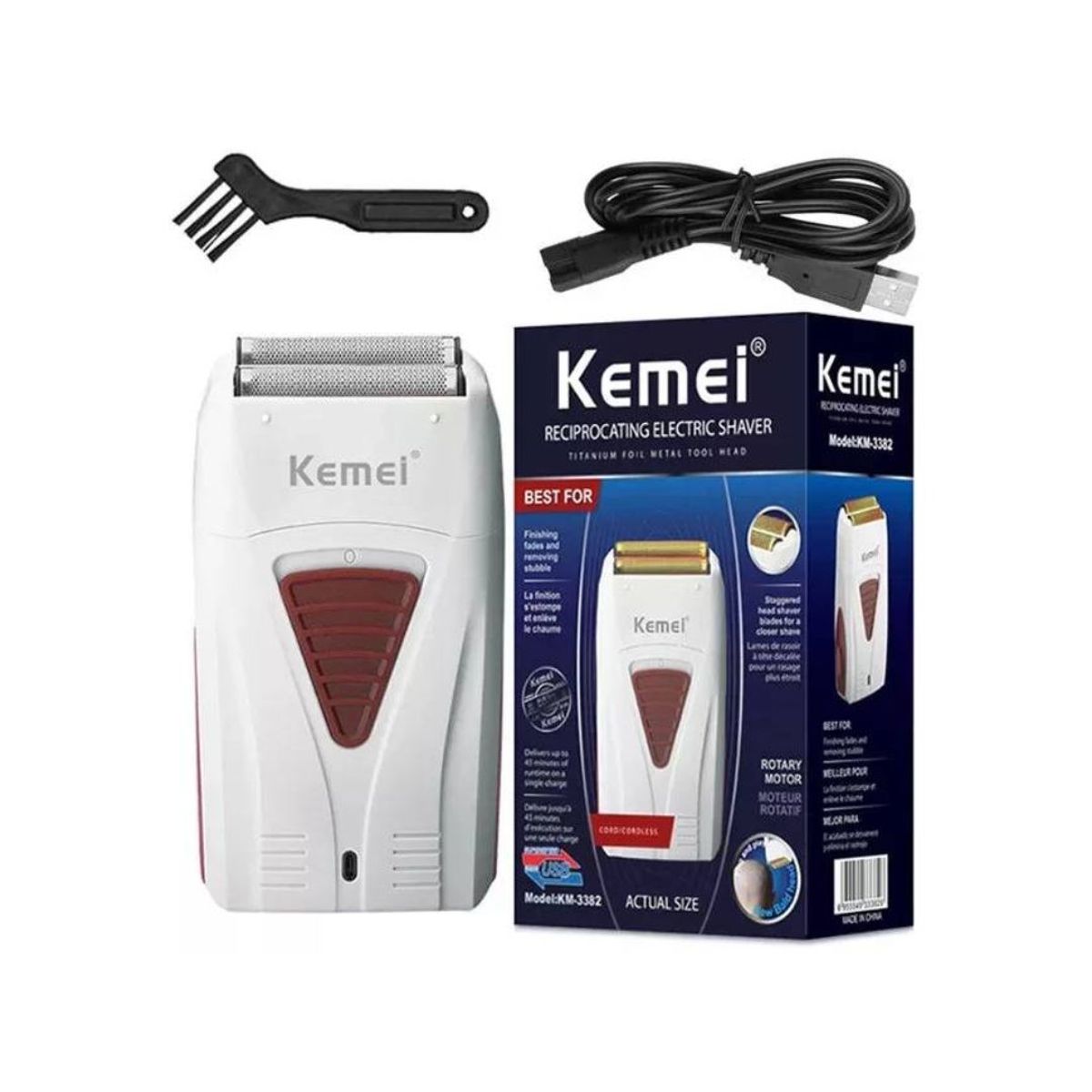 OEM - Afeitadora Rasuradora Shaver Profesional Kemei KM-3382