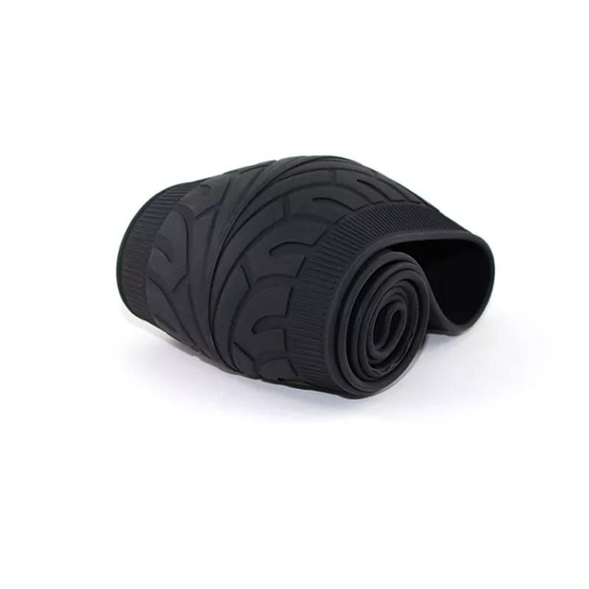 GENERICO - funda para timon de silicona para auto camioneta COLOR NEGRO