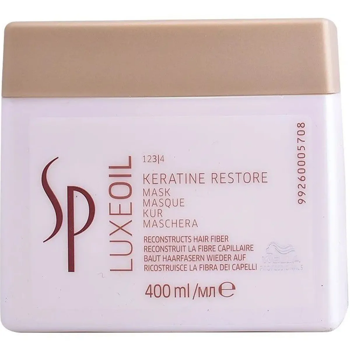 WELLA - Mascarilla Reparadora Con Queratina Wella SP Luxe Oil  400ml