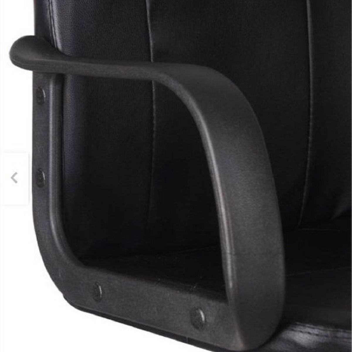 GENERICO - Silla de Oficina giratoria Negro DE CUERINA