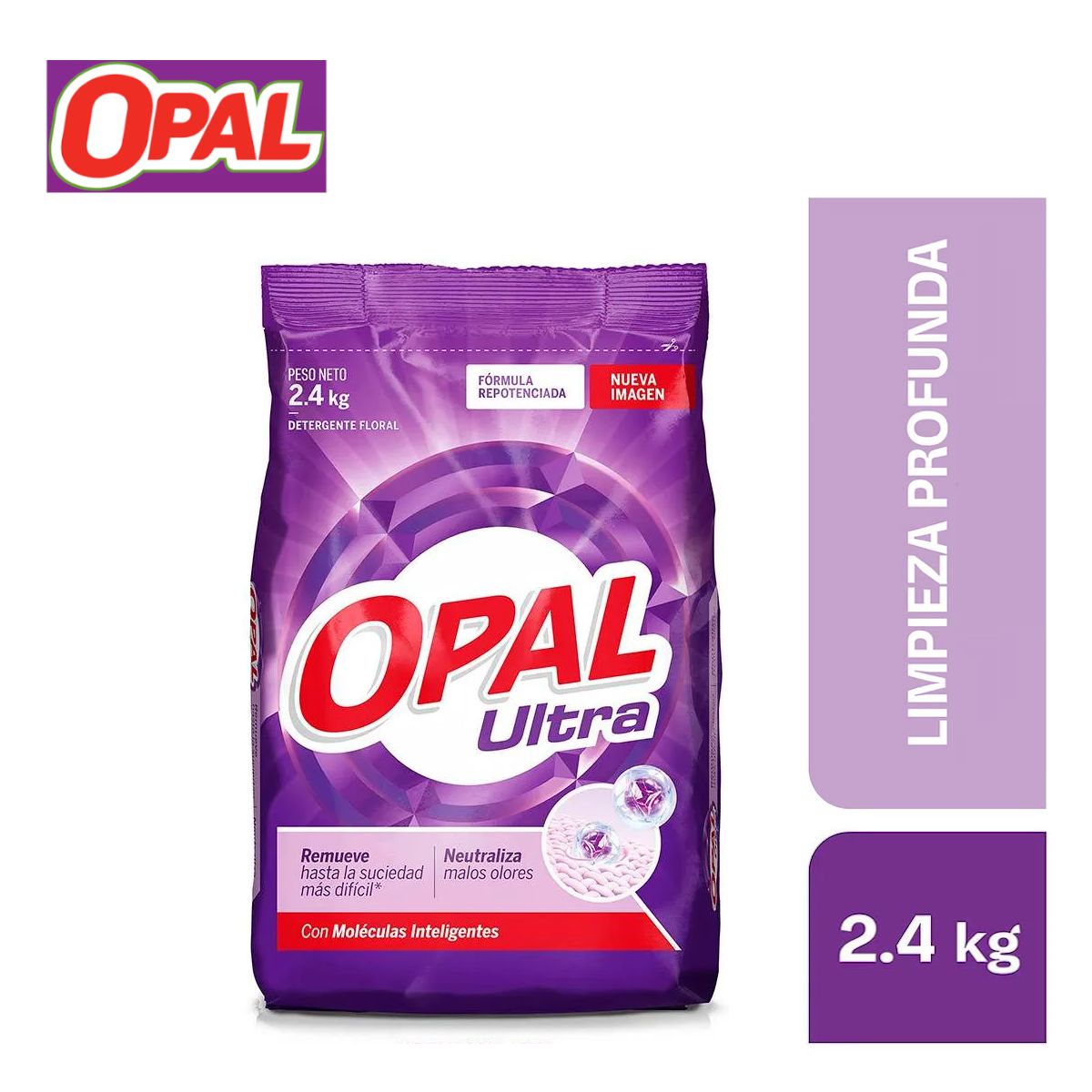 OPAL - Detergente en polvo 2.4 kilos OPAL Ultra