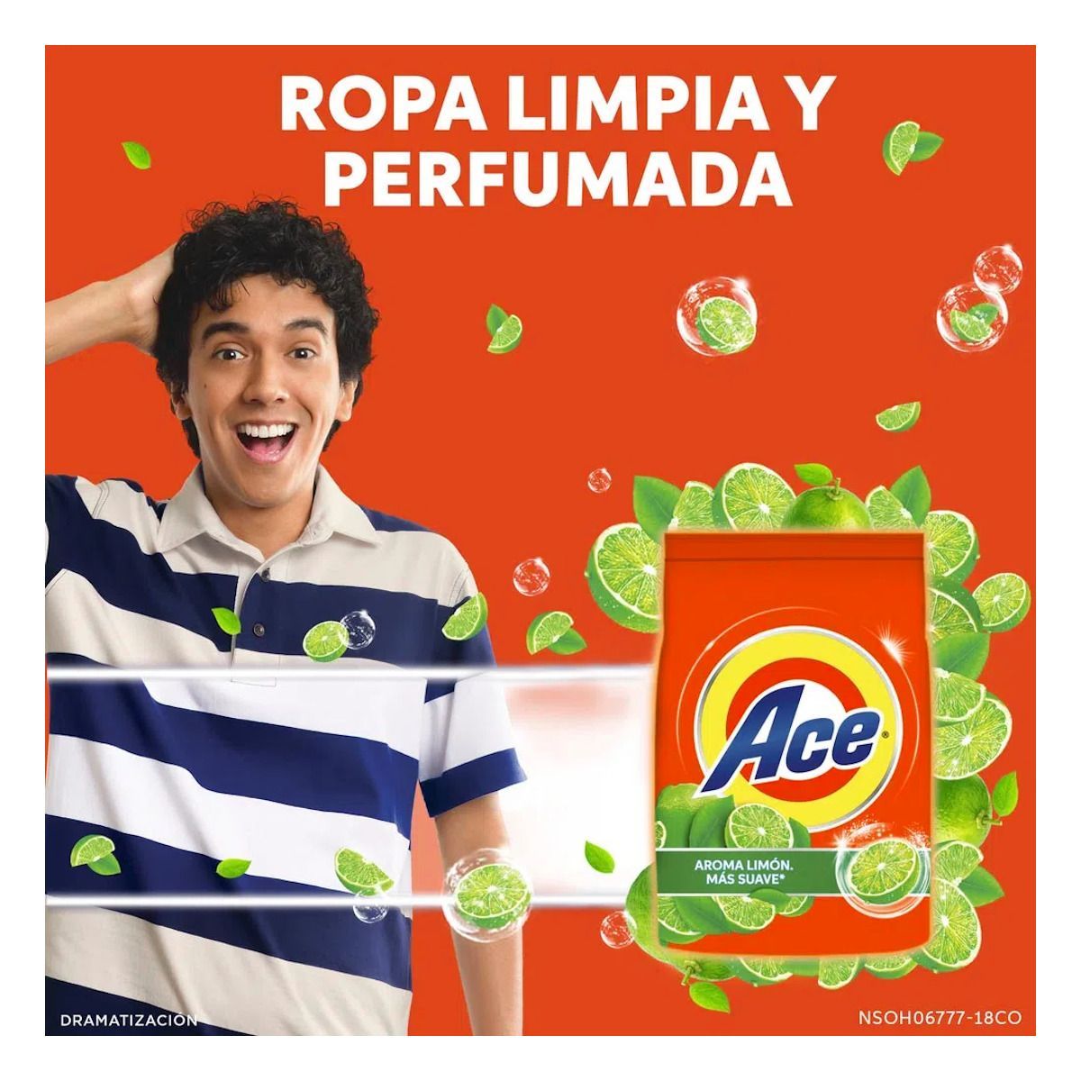 ACE - Detergente en polvo 2 kilos ACE limón