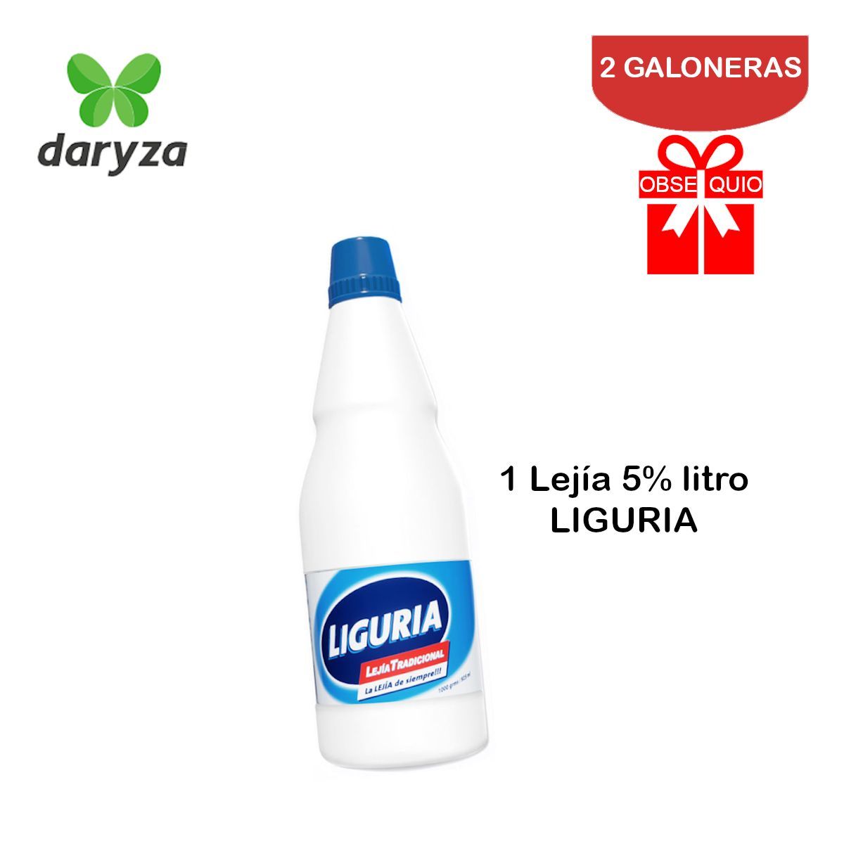 DARYZA - Detergente líquido 2 litros DARYZA Max Matic. Pack 2 galones