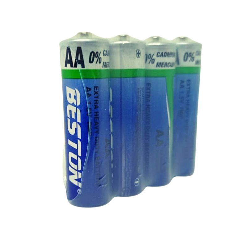 BESTON - Pilas Extra Heavy Duty AA Carbon PACK X4 UND - BESTON