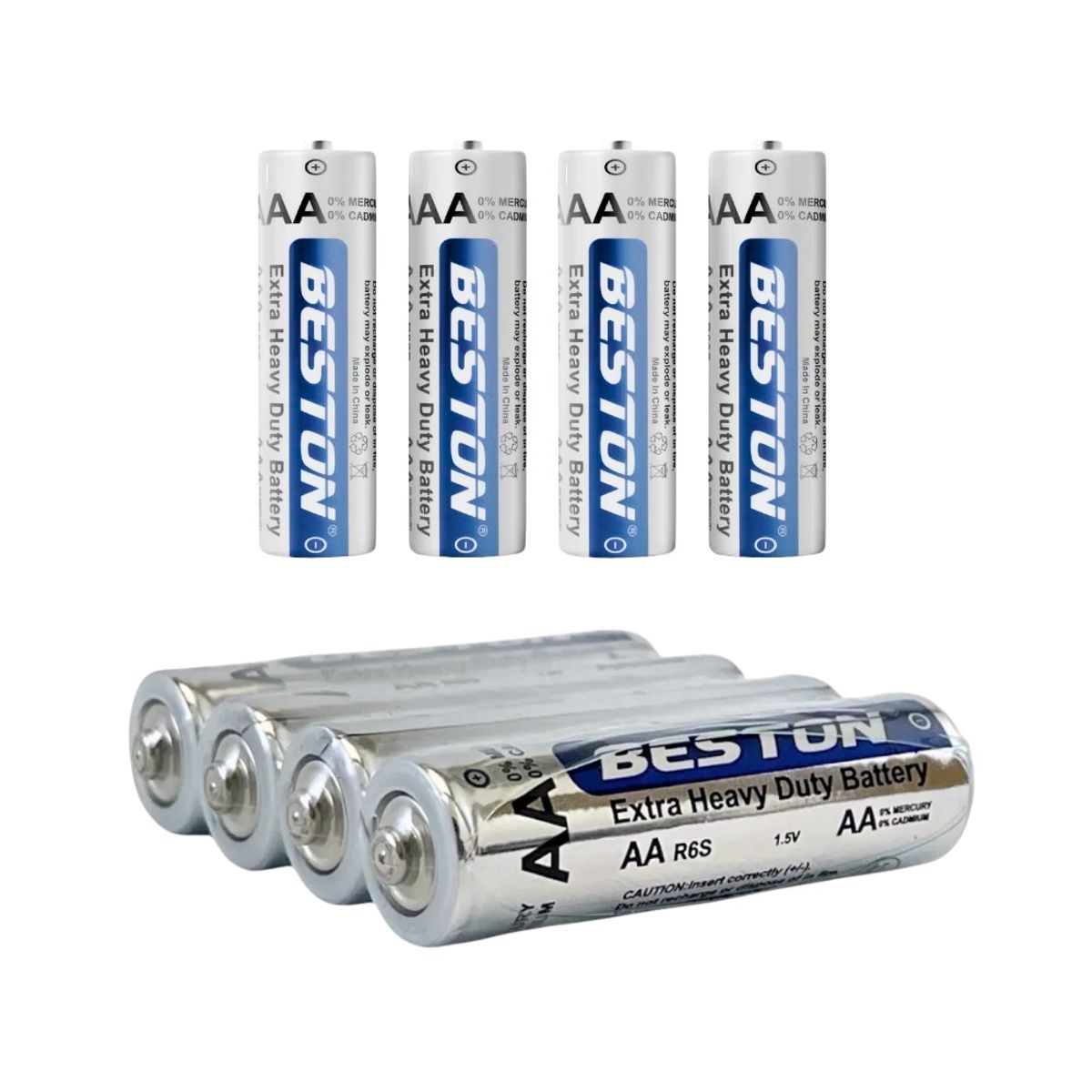 BESTON - Pilas Extra Heavy Duty AA Carbon PACK X4 UND - BESTON