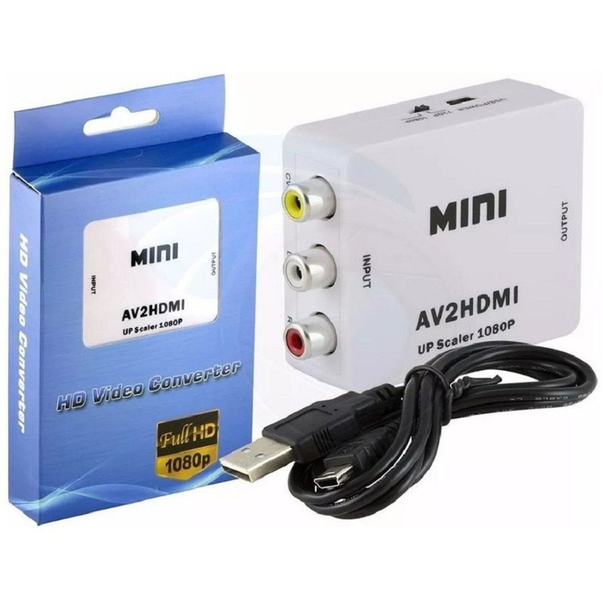 GENERICO - Convertidor RCA a HDMI con Audio