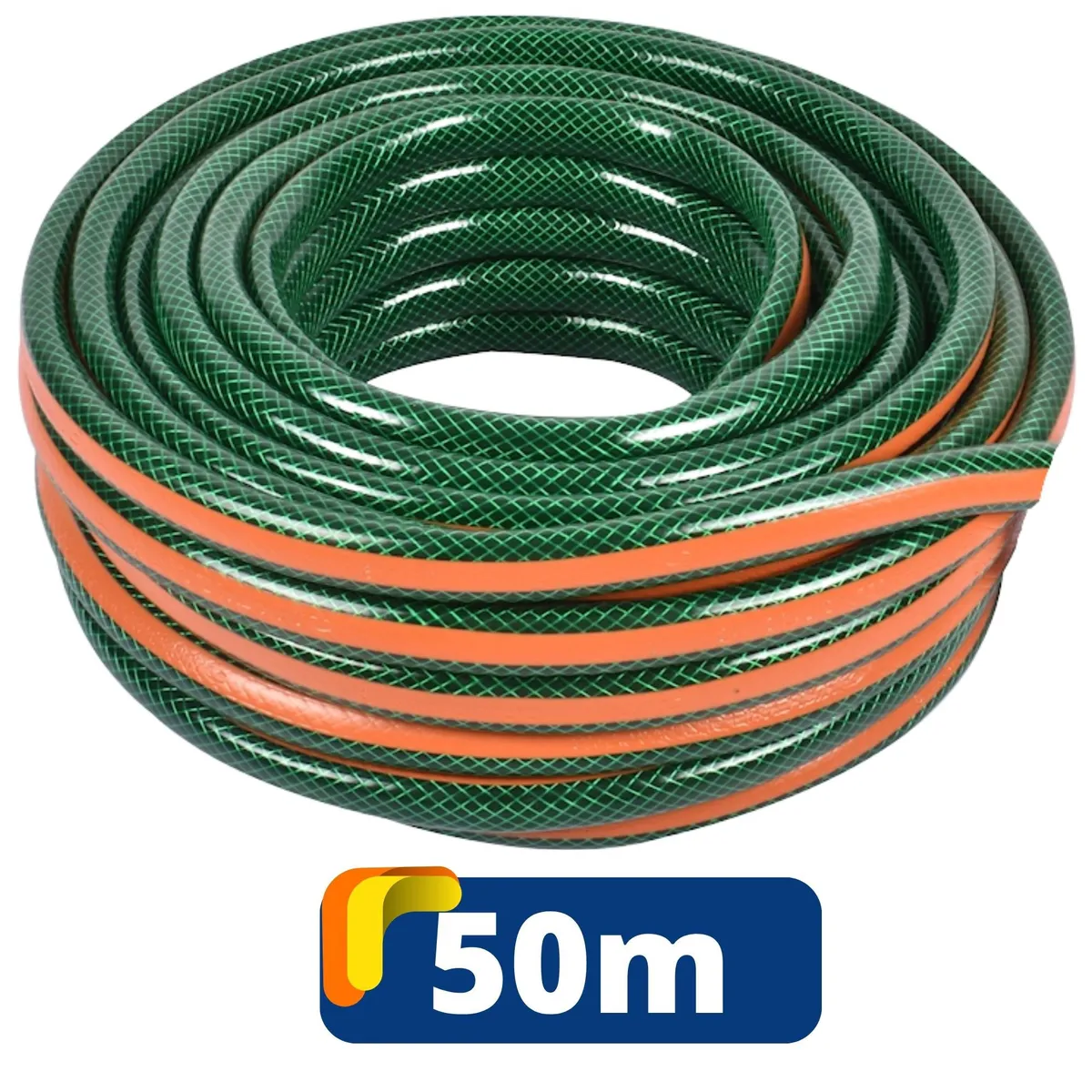 TRUPER - Manguera de riego 3/4" 3 capas en rollo de 50 m, Truper
