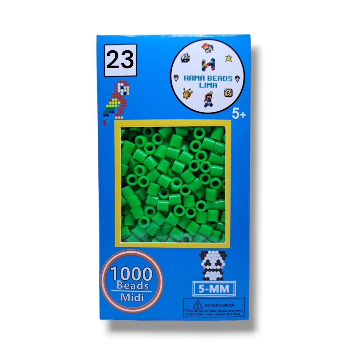 GENERICO - Hama Beads Paquete de 1000 Unidades Midi - 5mm