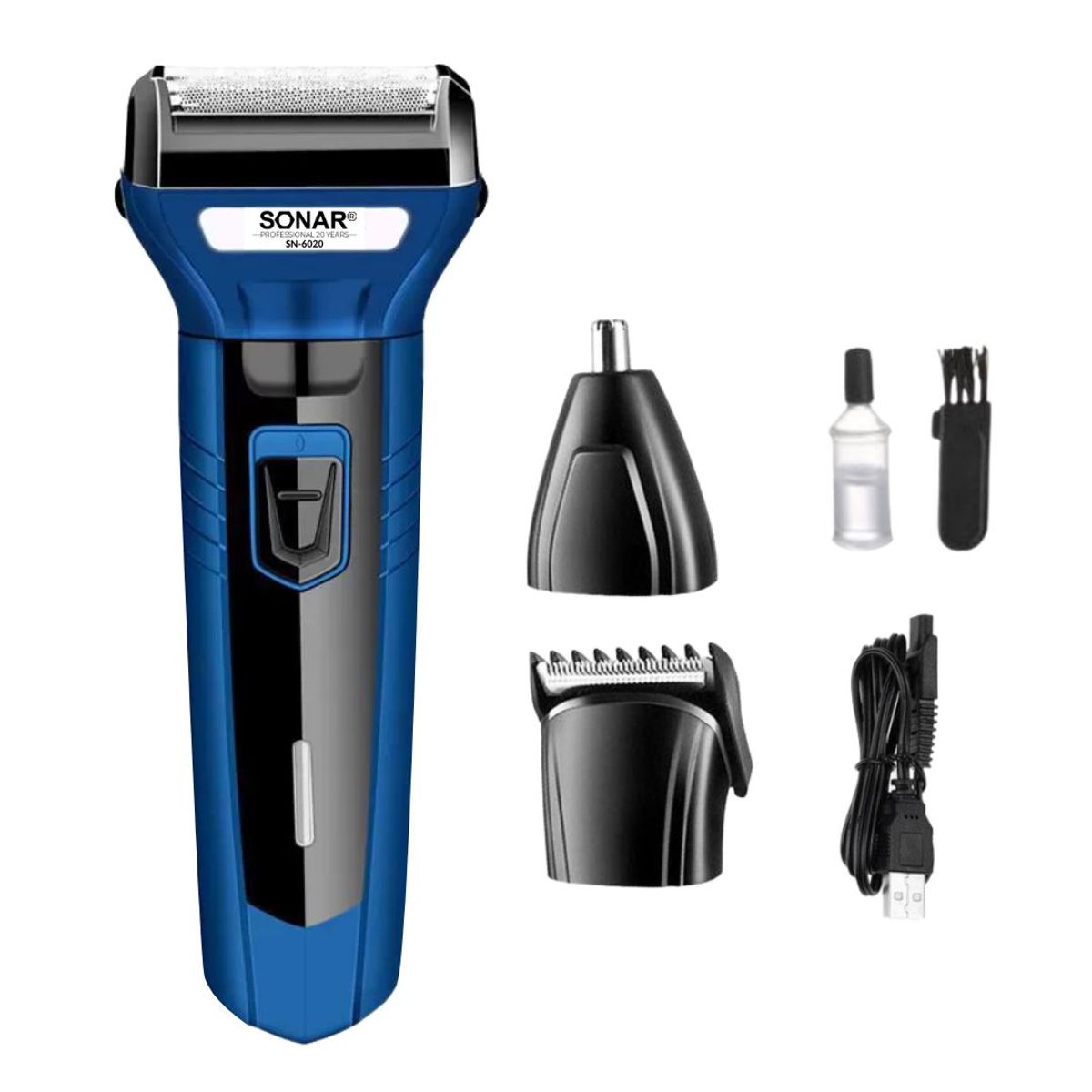 OEM - Cortadora de Cabello Afeitadora Inalámbrica 3 en 1 SN 6020