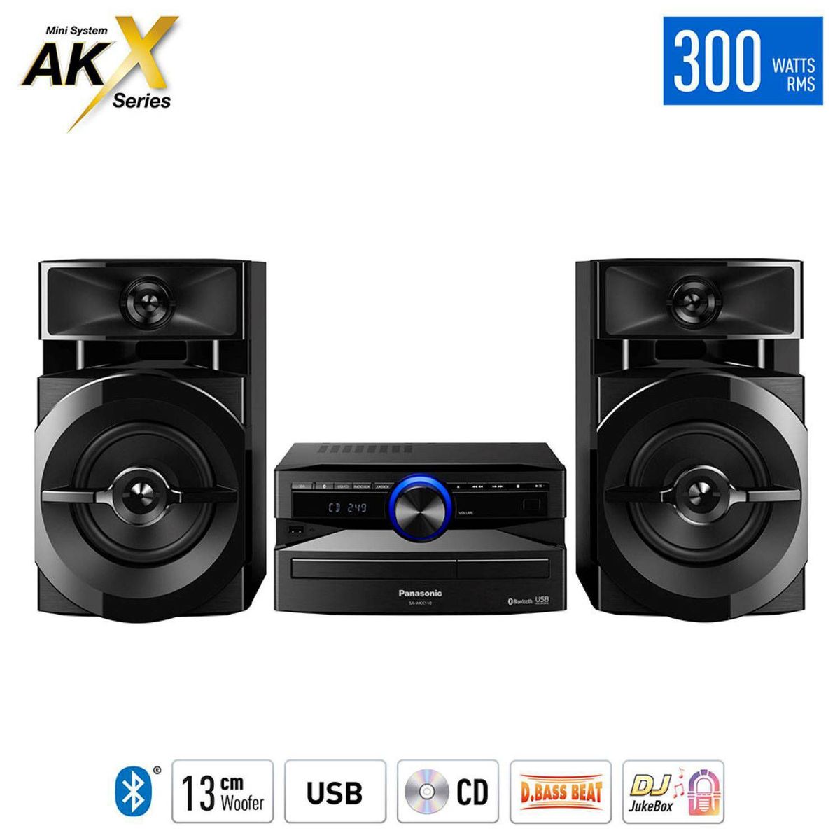 PANASONIC - Panasonic Minicomponente Bluetooth  AKX110PSK