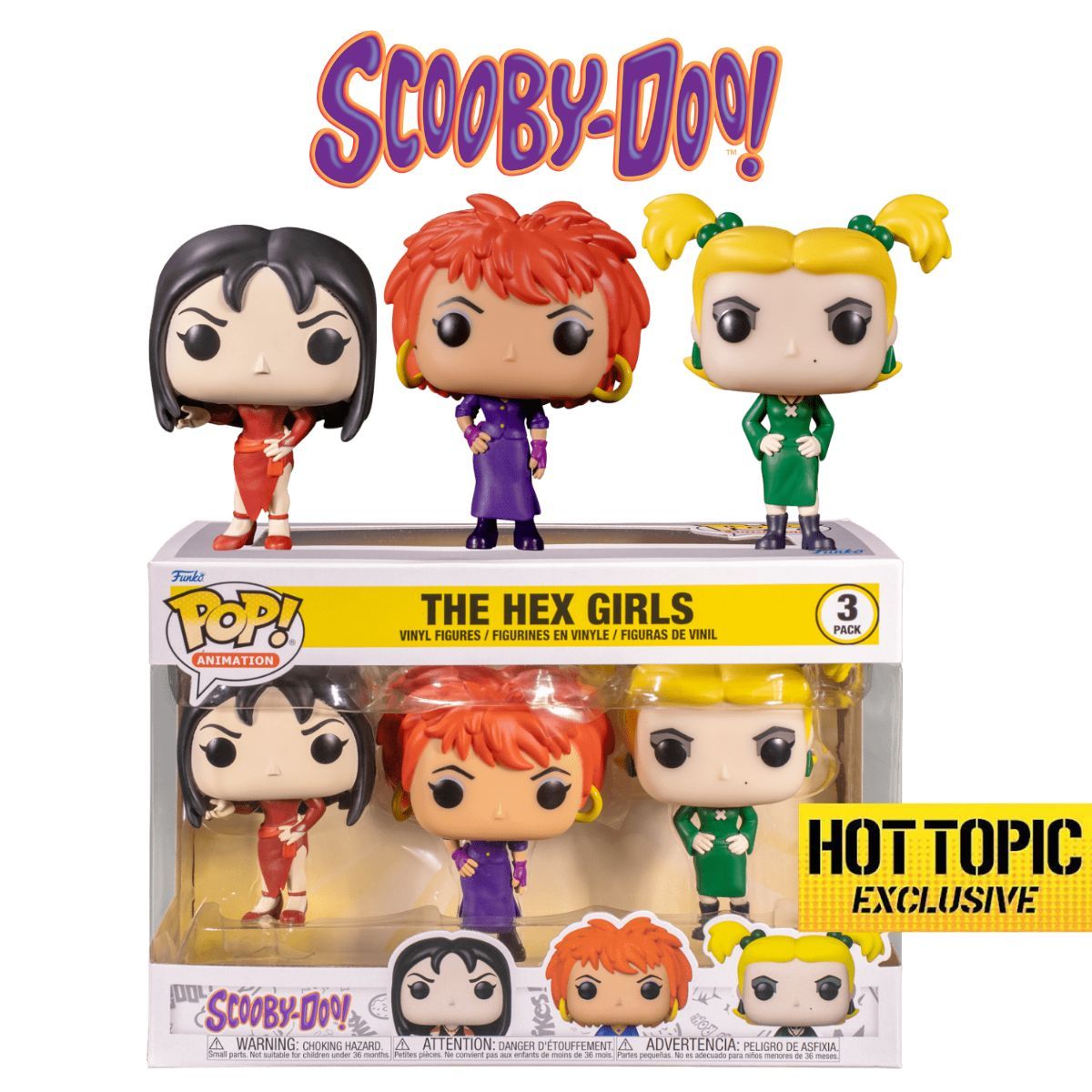 FUNKO - Funko Pop The Hex Girls - Scooby-Doo Exclusivo Hot Topic