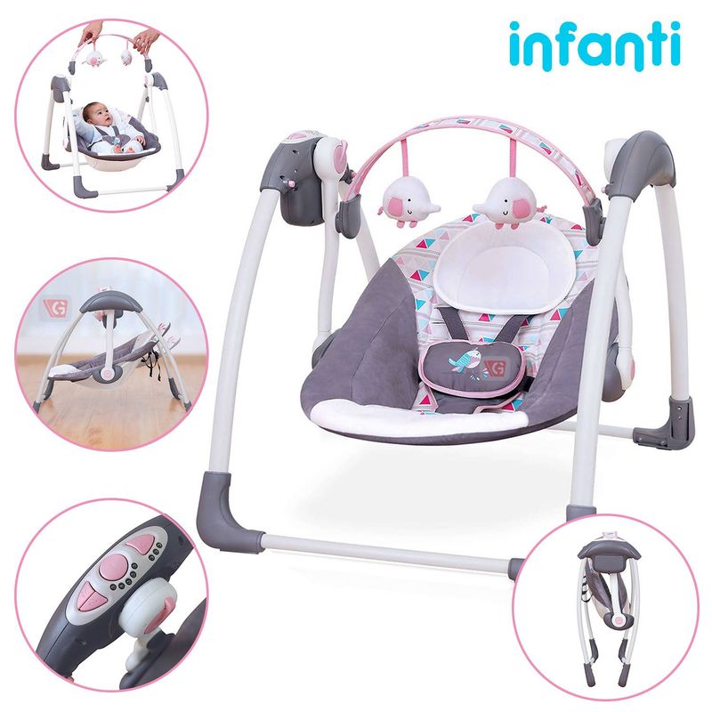 INFANTI - Silla Nido Swing Infanti Rosado