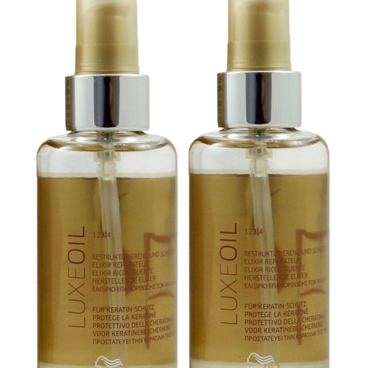 WELLA - Duo Elixir con Aceite de Argan Reconstructivo Wella SP Luxe Oil 100 ml
