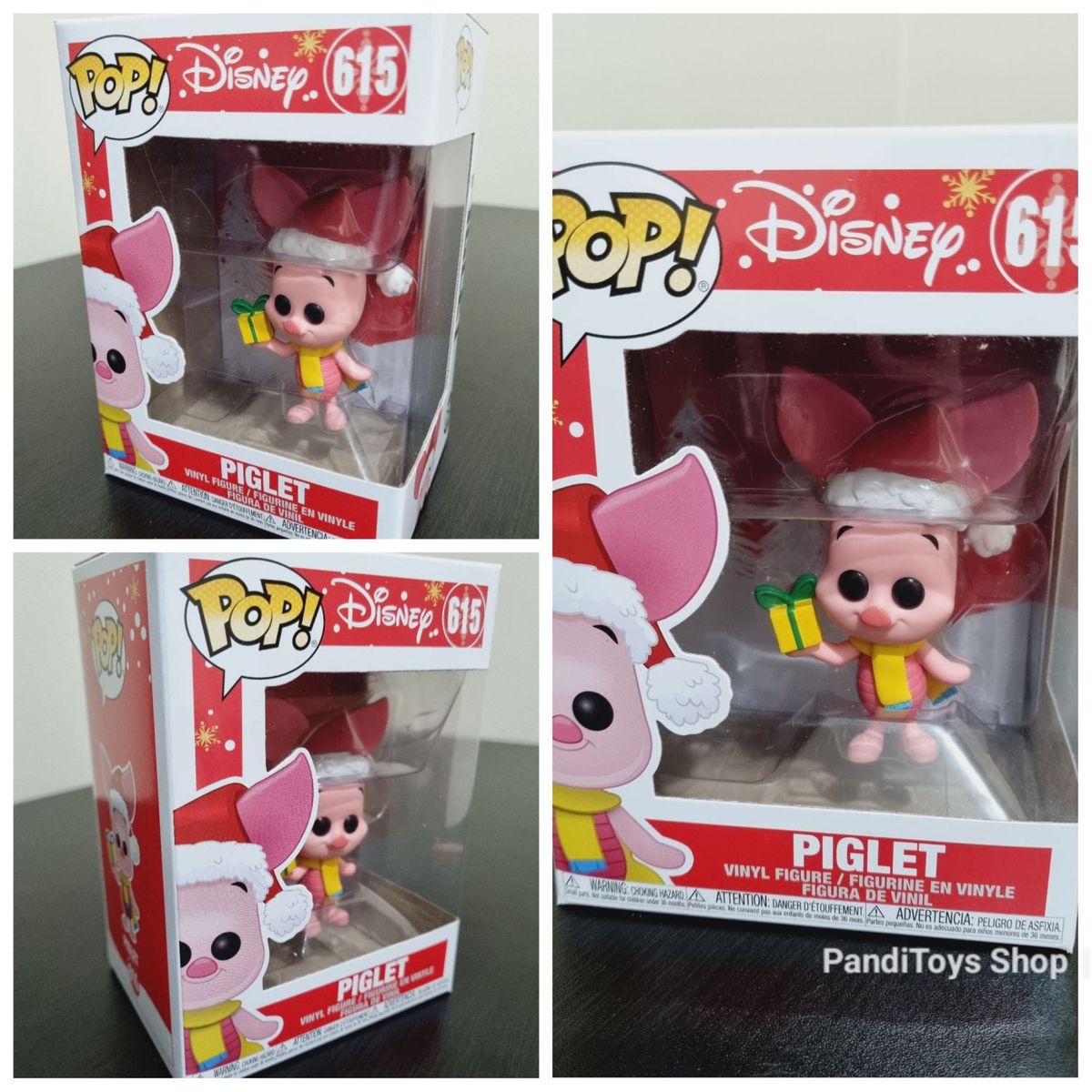 FUNKO - Funko Pop Piglet Navideño Holiday - Disney Winnie The Pooh