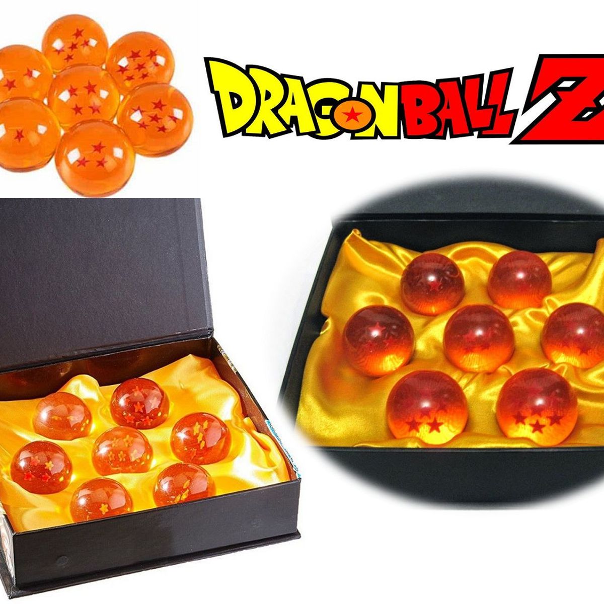 GENERICO - Dragón Ball Z - Caja de Esferas del Dragón de 4.5 Cm