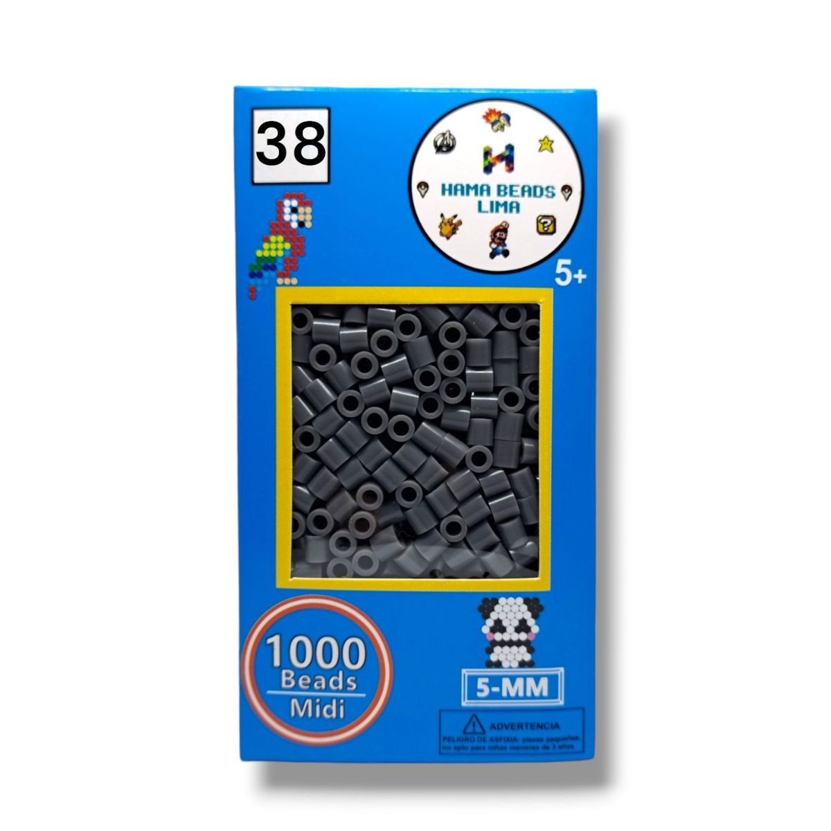 GENERICO - Hama Beads Paquete de 1000 Unidades Midi - 5mm