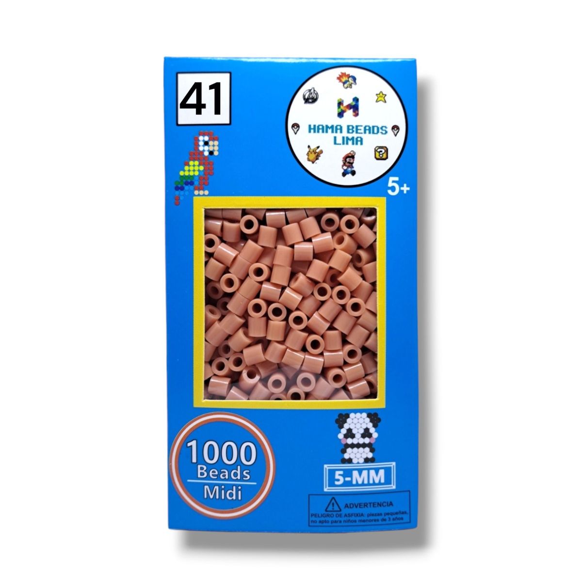 GENERICO - Hama Beads Paquete de 1000 Unidades Midi - 5mm