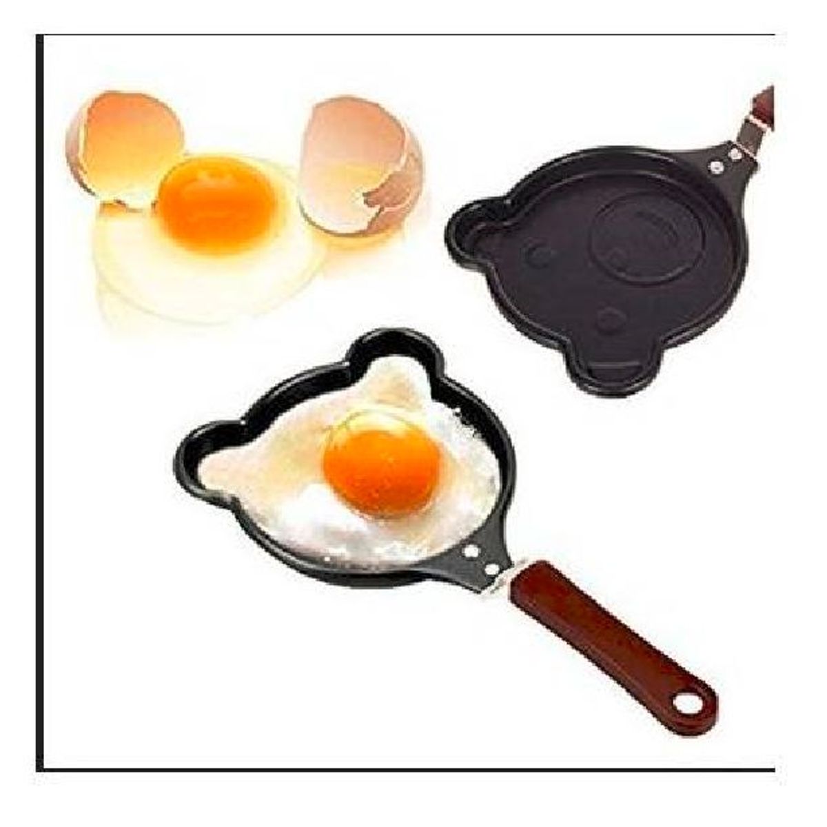 GENERICO - Sartén Acero Inoxidable Molde Oso para Huevos y Pancakes