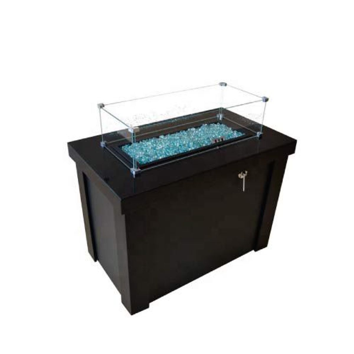 BRITEC - ESTUFA A GAS CALEFACCION TERRAZAS TIPO CHIMENEA MODELO HAWAI