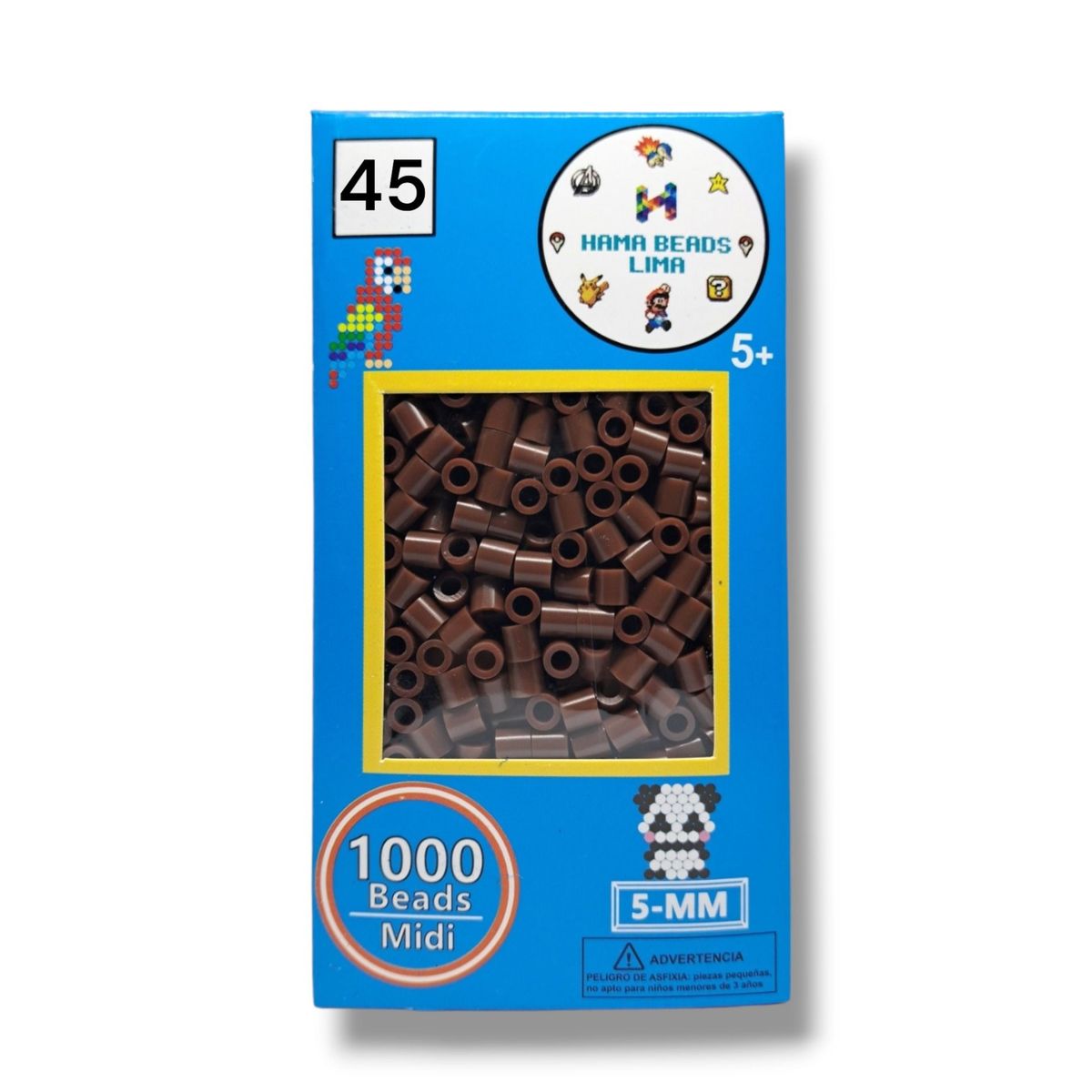 GENERICO - Hama Beads Paquete de 1000 Unidades Midi - 5mm