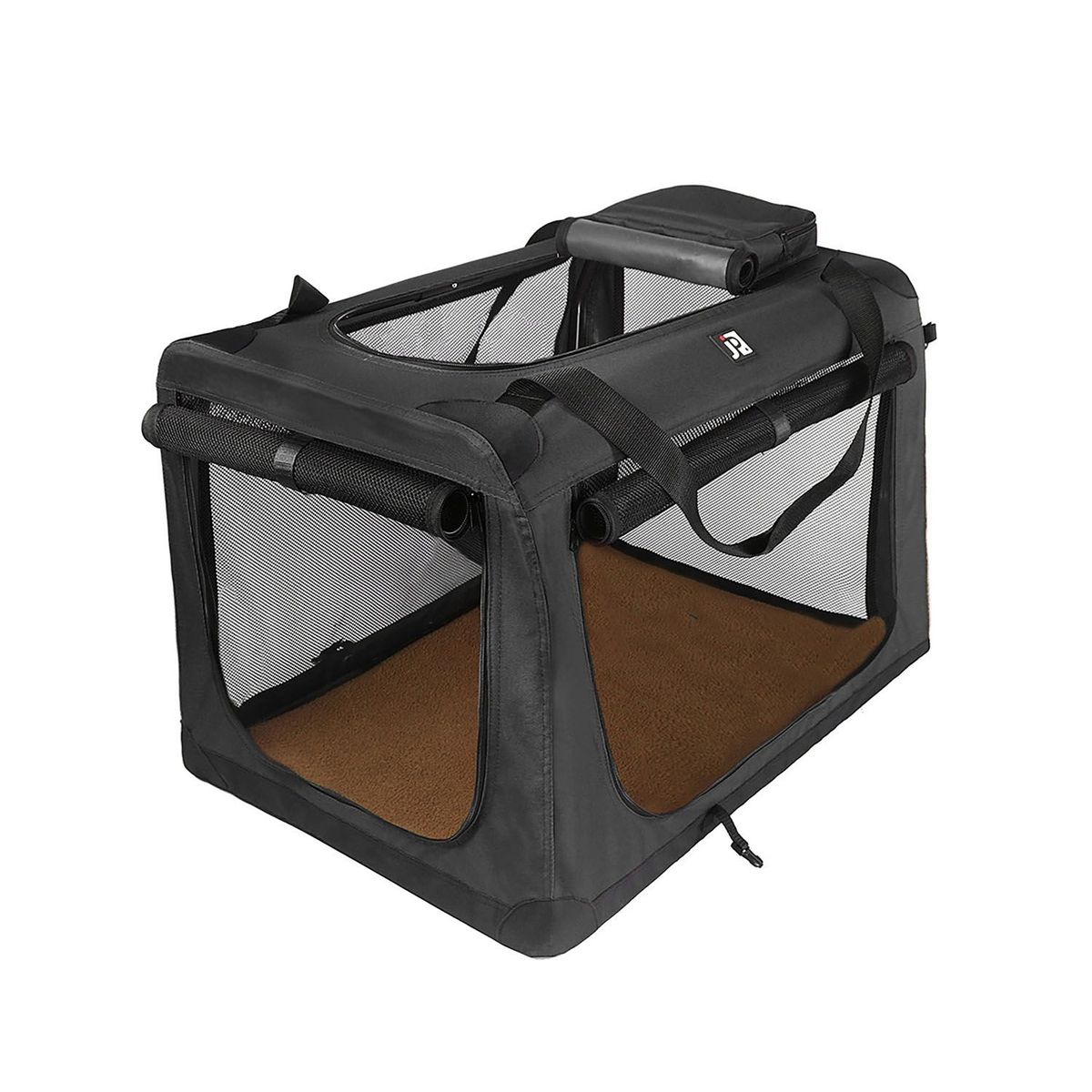 QUE PATAS PET SHOP - Transportador para Perros Grandes Negro L