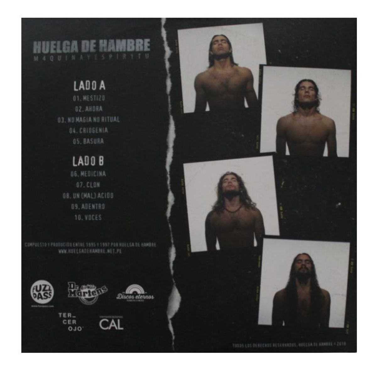 GENERICO - Disco de Vinilo de Maquina y Espiritu de Huelga de hambre.