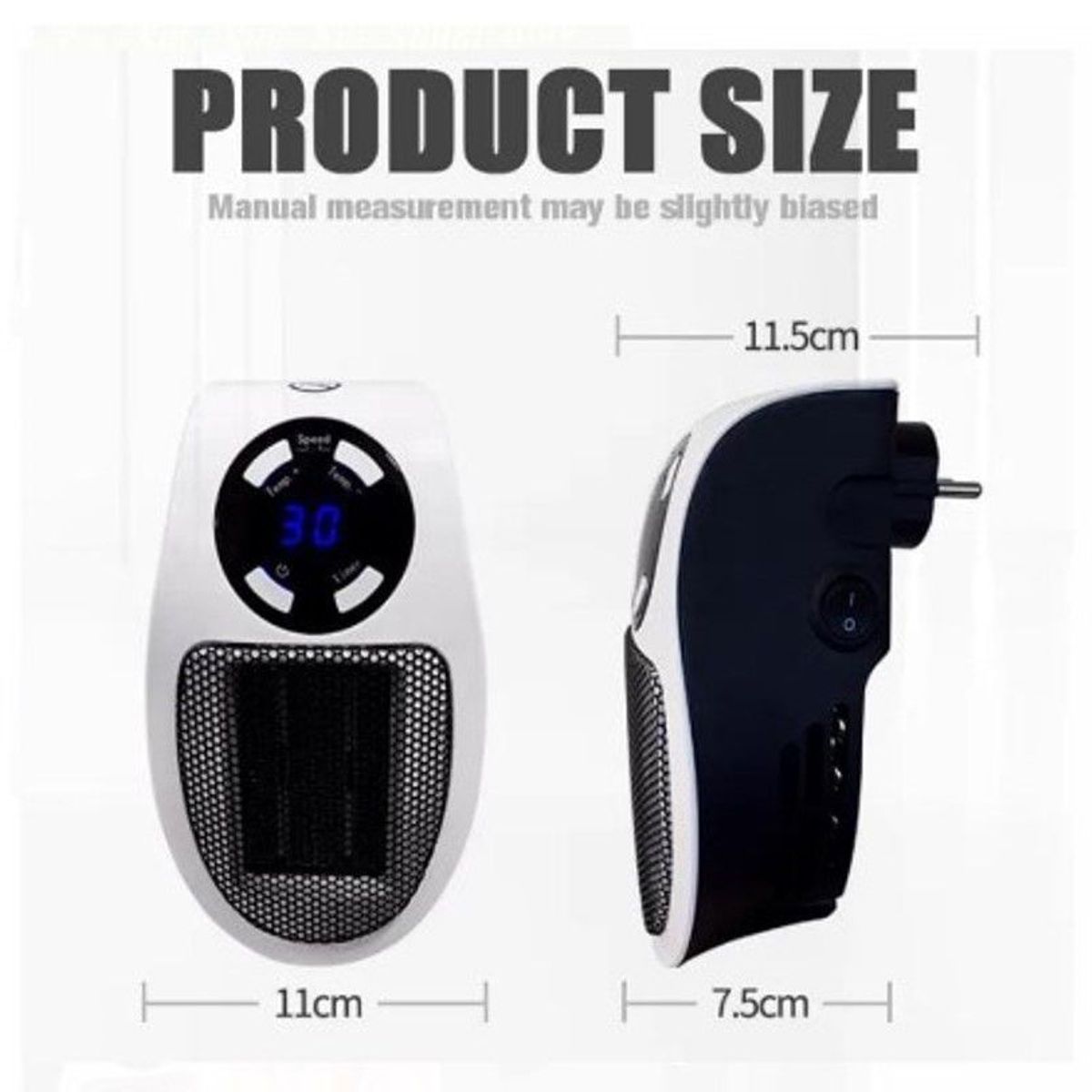 GENERICO - Calentador Electrico con Control Remoto de Calidad