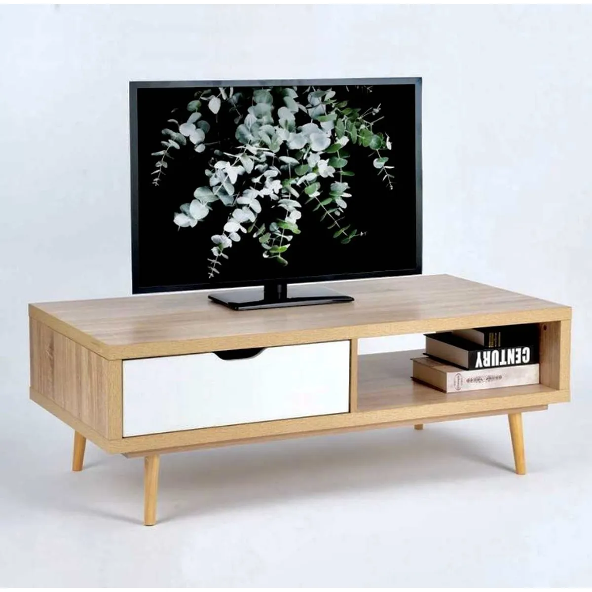 VENTITAS HOME - Mesa de TV Vintage 50” Luna 1 Ventitas Home Cajón Color Duna