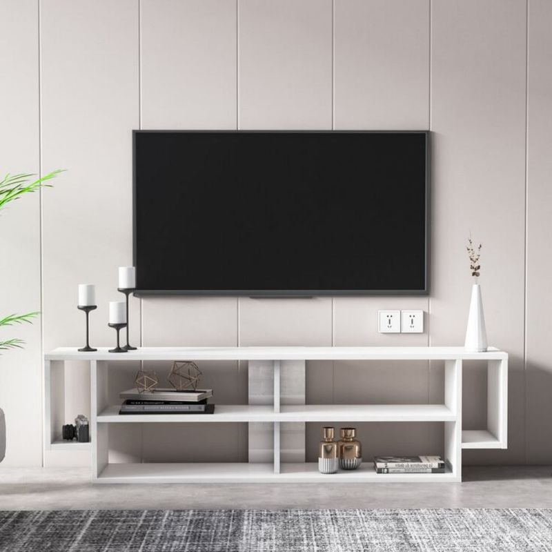 VENTITAS HOME - Mesa de TV 75” Eureka Ventitas Home Blanco
