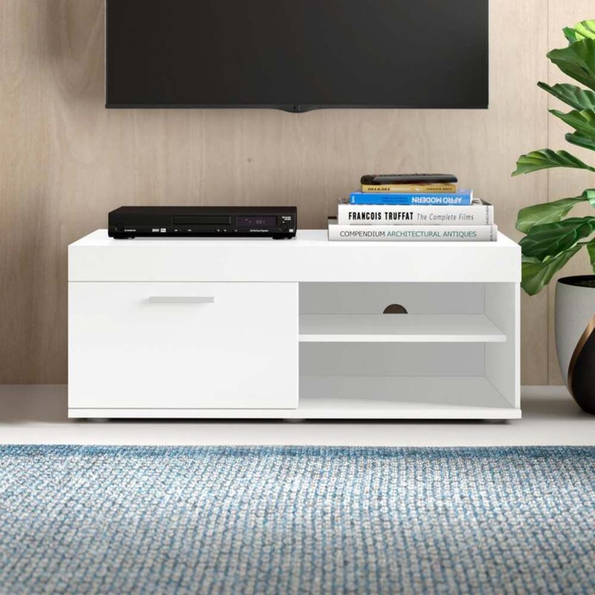 VENTITAS HOME - Mesa de TV 50 Denali Ventitas Home Blanco