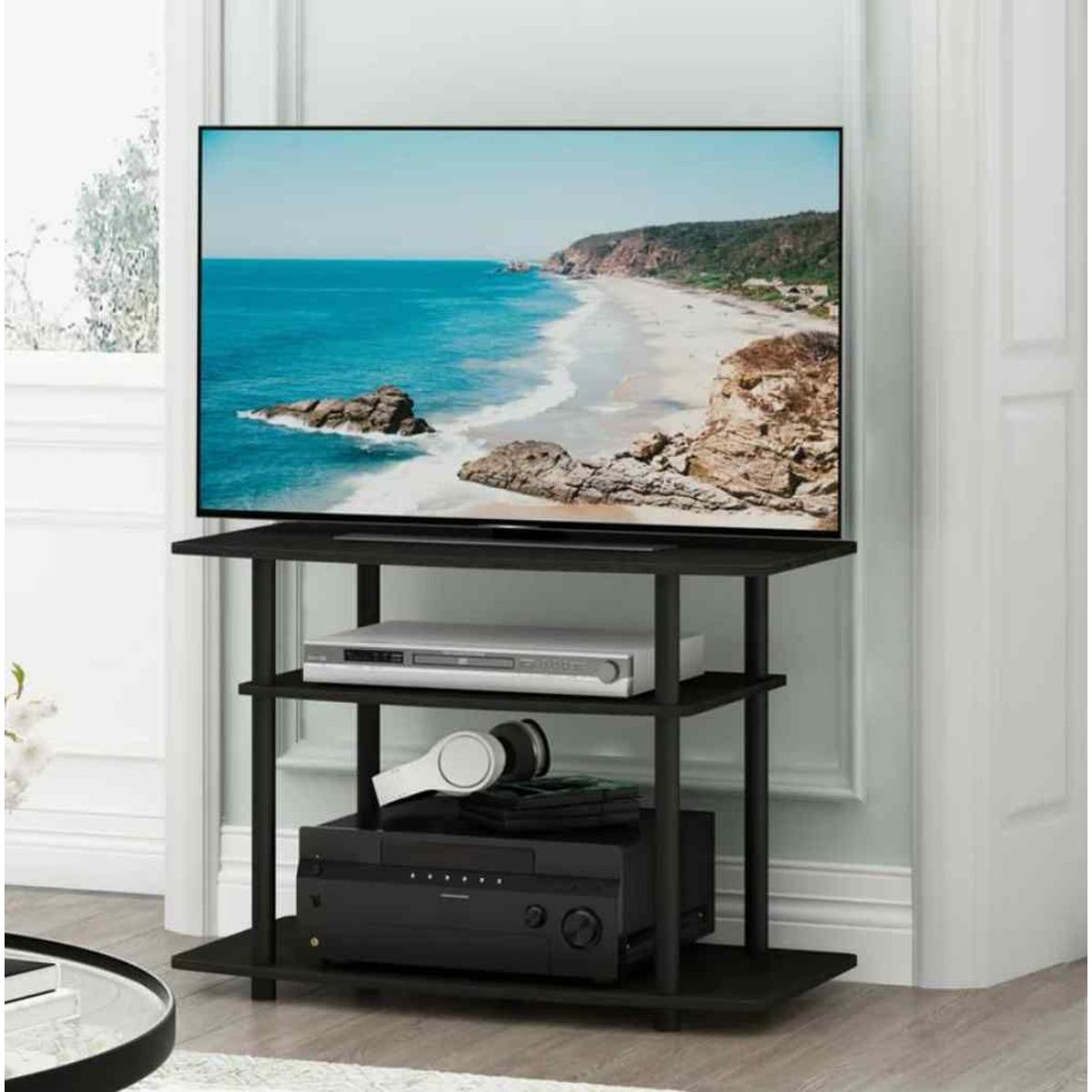 VENTITAS HOME - Mesa de Tv Industrial 75 Vanessa Ventitas Home Negro