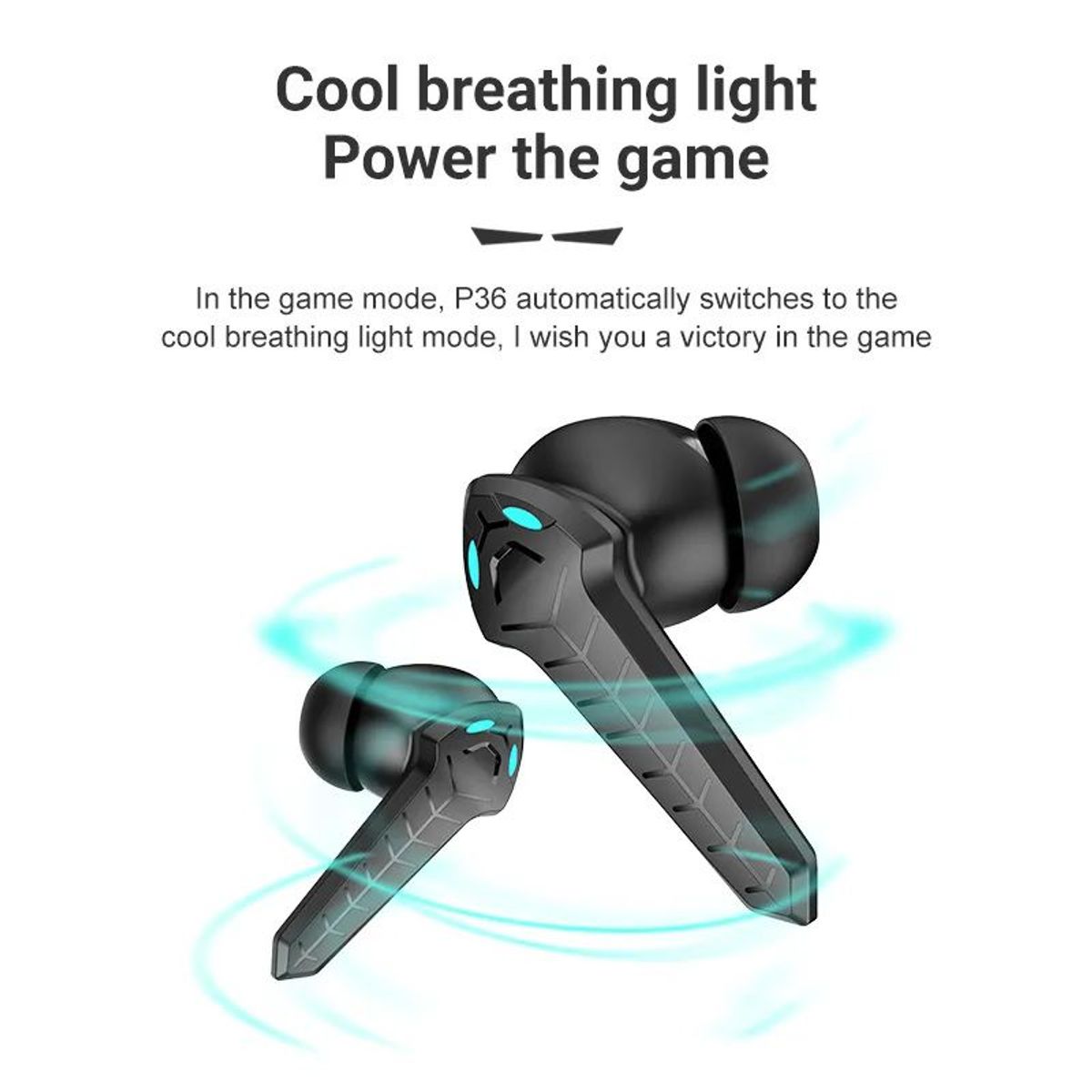 TWS - Audifonos Bluetooth Gamer Inalambricos Touch P36